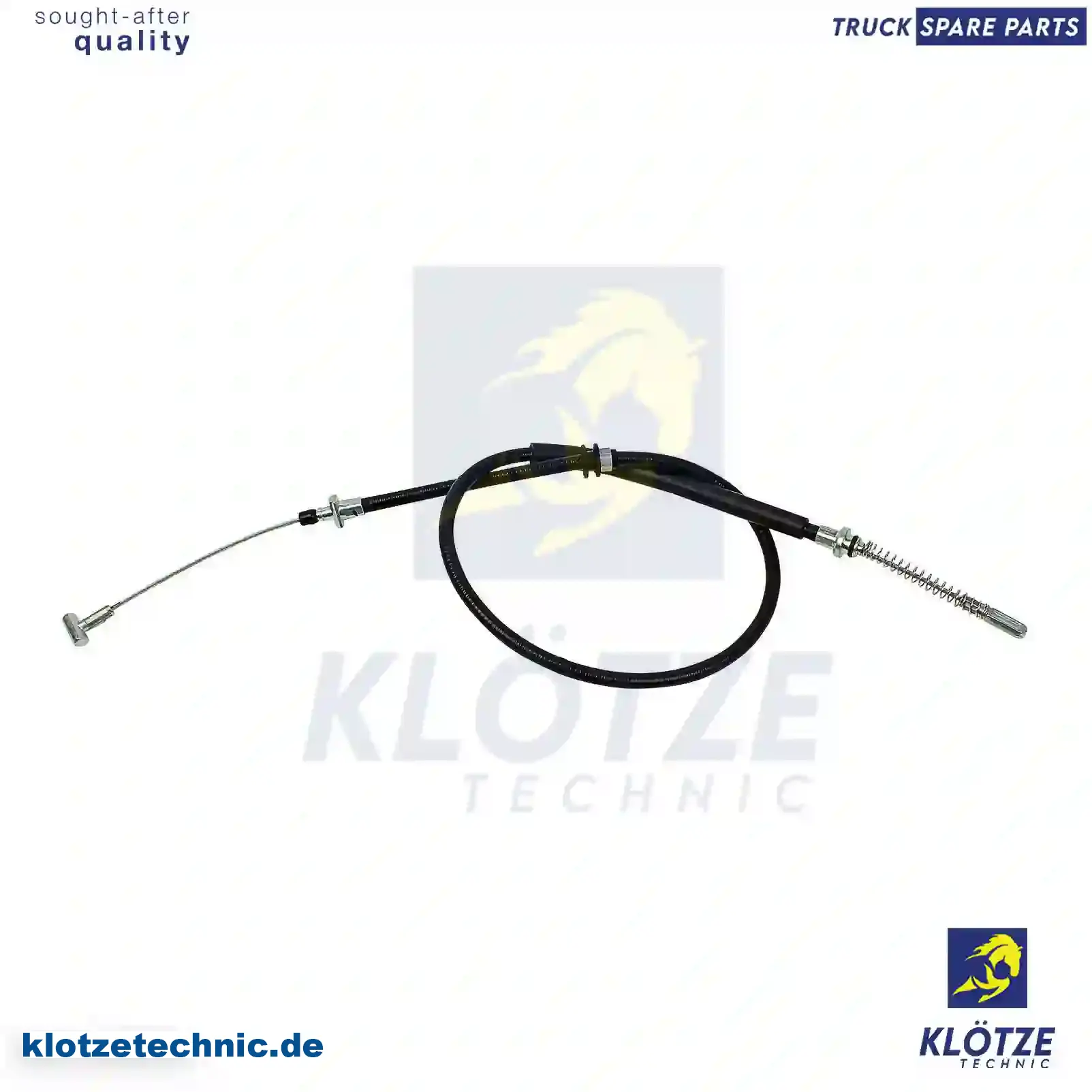 Control wire, parking brake, 504003617, 500362730, 504003617, 504003874, 504201427, ZG50375-0008 || Klötze Technic