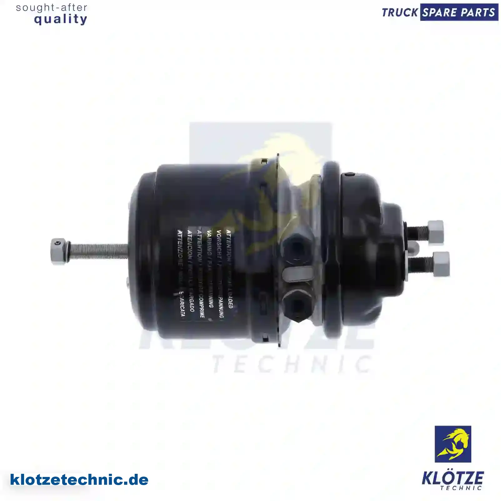 Spring brake cylinder, 0074202224, 0084204824, , , || Klötze Technic