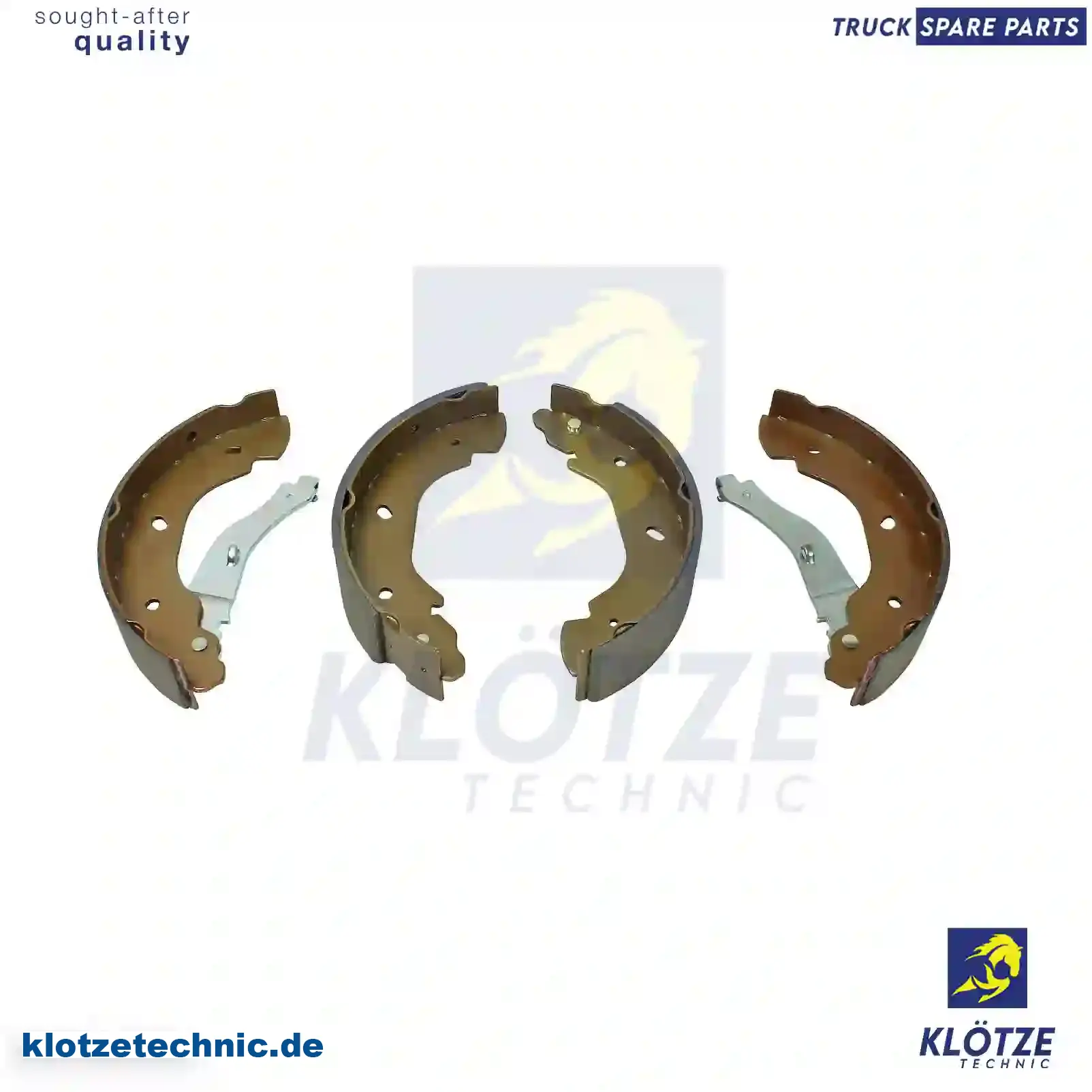 Brake shoe kit, with linings, 1227045, 1C15-2200-AC, 1C15-2200-AD, 1C1J-2200-AA, 4095038, 4110585, 4540771 || Klötze Technic