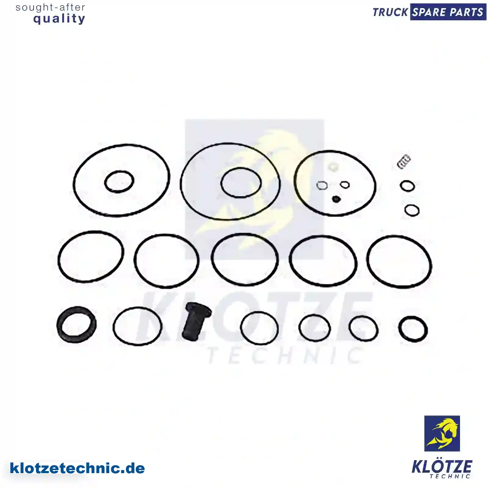 Repair kit, trailer control valve, 1519330, 42542719, 81523016193, 0004303706, 1338893, 1464579, 8127856 || Klötze Technic