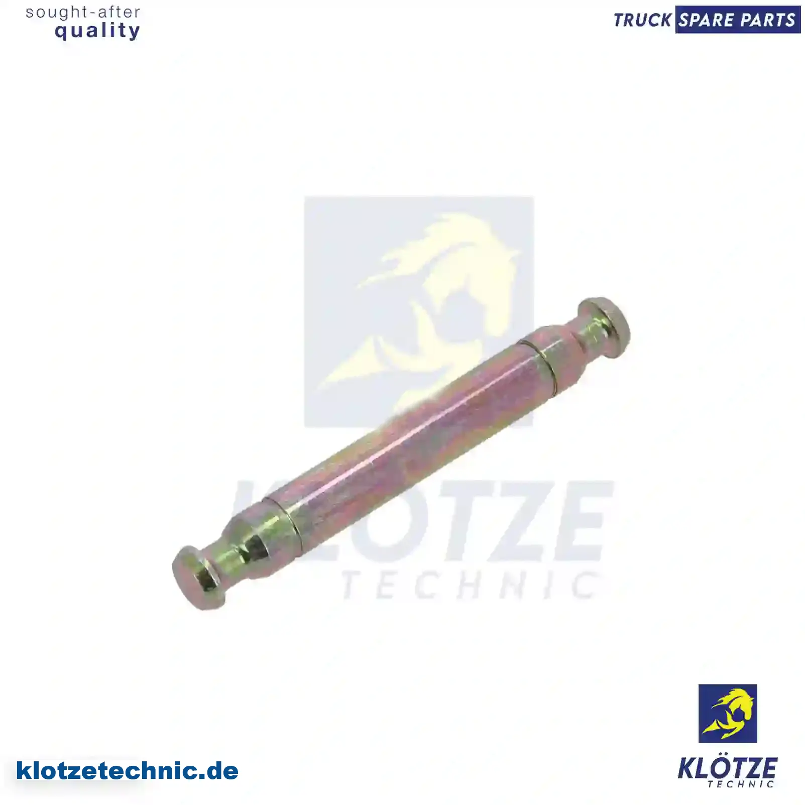 Spring lock pin, 81502110016, 81502110027, 3464210474, 3874210074, 6584210074 || Klötze Technic