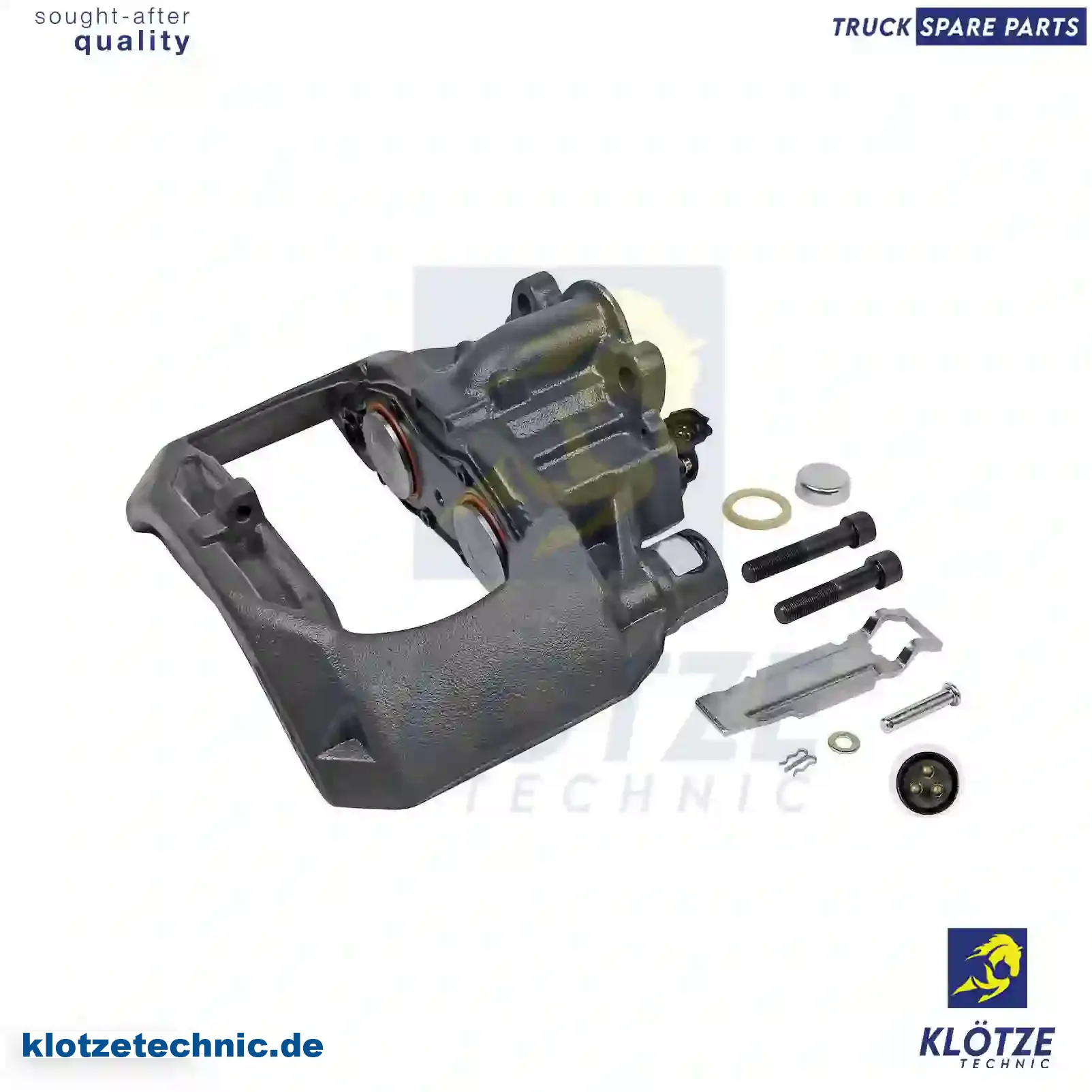 Brake caliper, right, reman. / without old core, 0014202601, 0014205301, 0014207001, 0024201583, 0024208283, 0044209483, 6284200801, 6294300190, 6294300390, 9424201701, 9424202201, 9424203401, 9424205001, 9494200701, 9494201101 || Klötze Technic