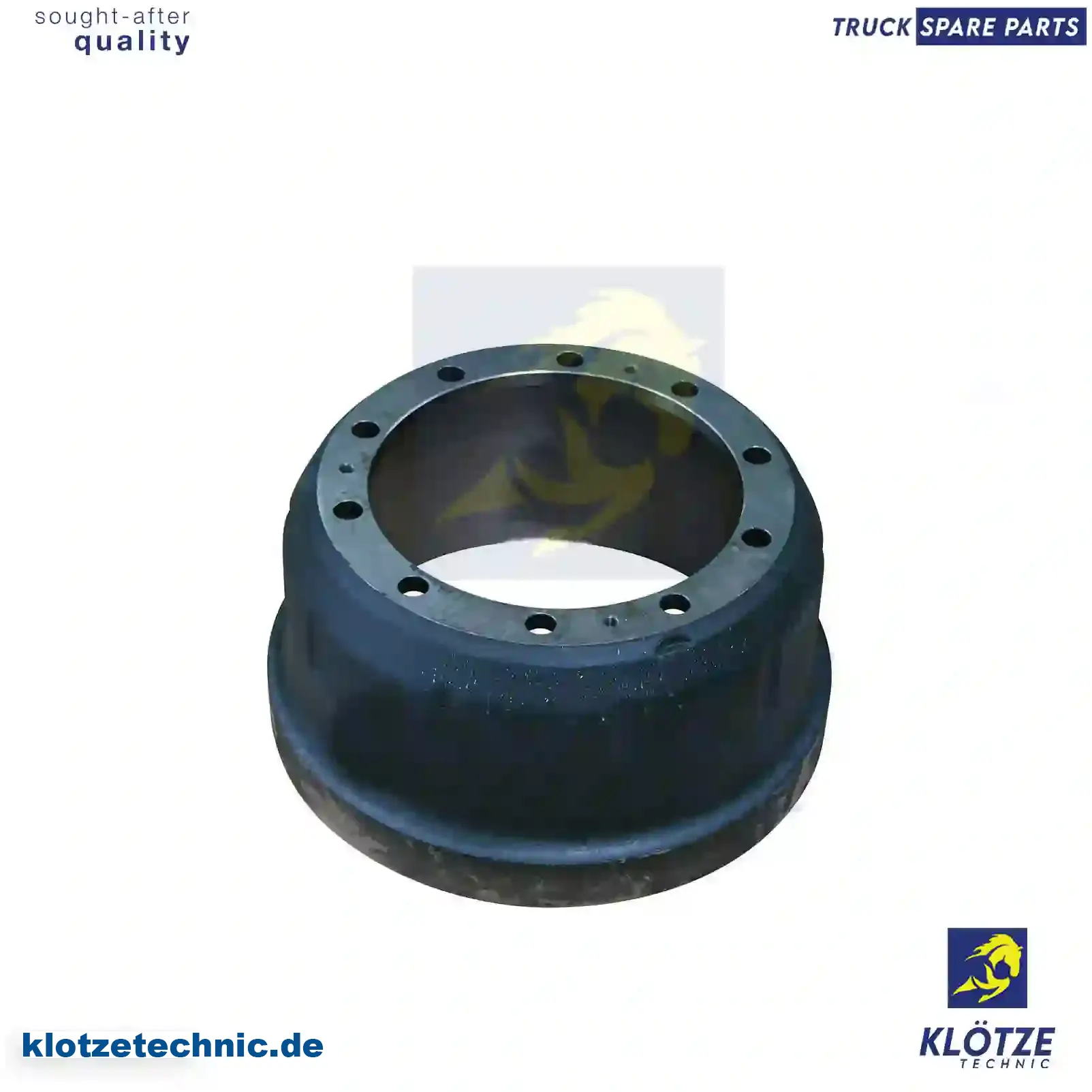 Brake drum, 6584210001, 6584210001, 6864210001, MBD1124, ZG50238-0008, , , , || Klötze Technic