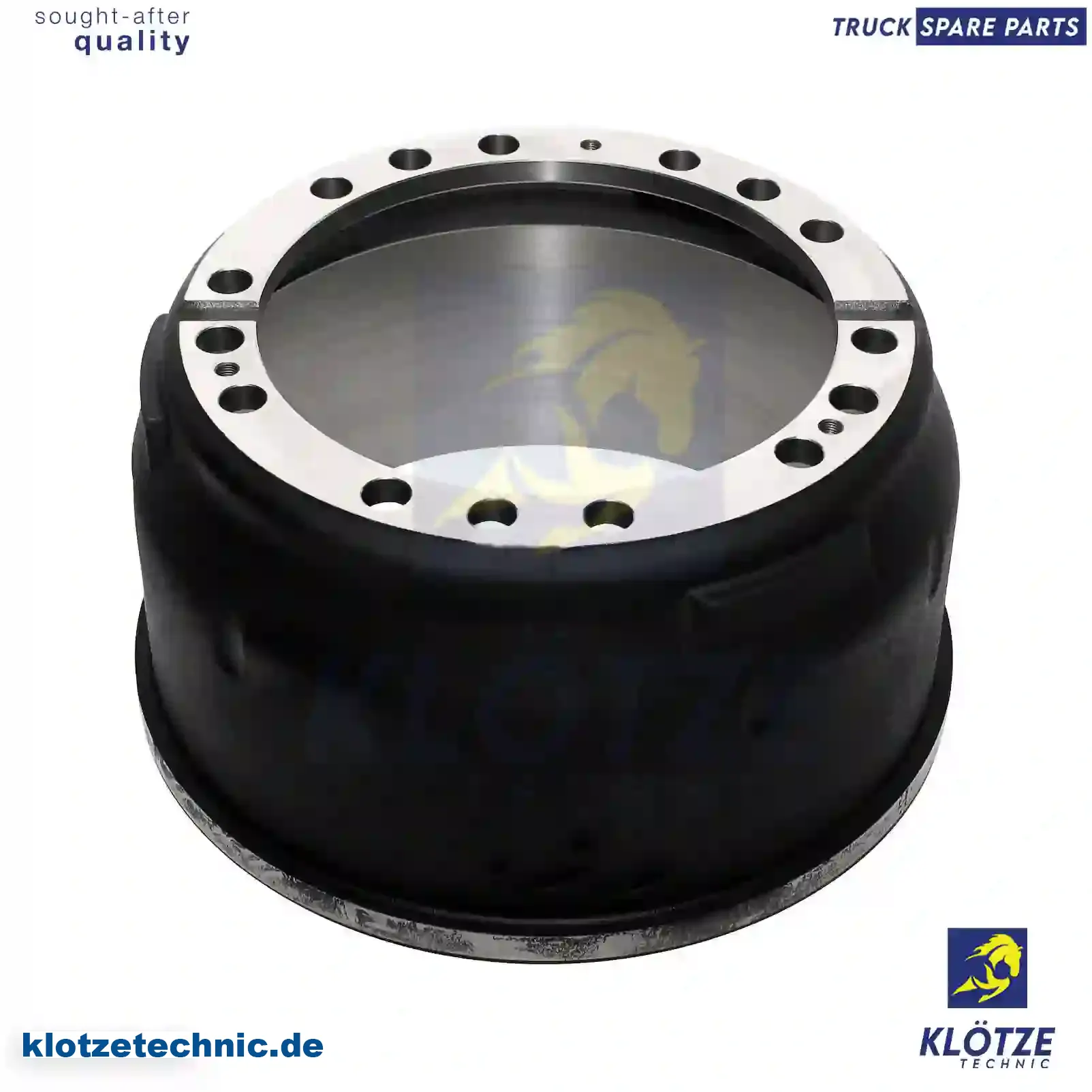 Brake drum, 81501100118, 81501100213, 81501100242, 3464210301, 3874210001, , , || Klötze Technic