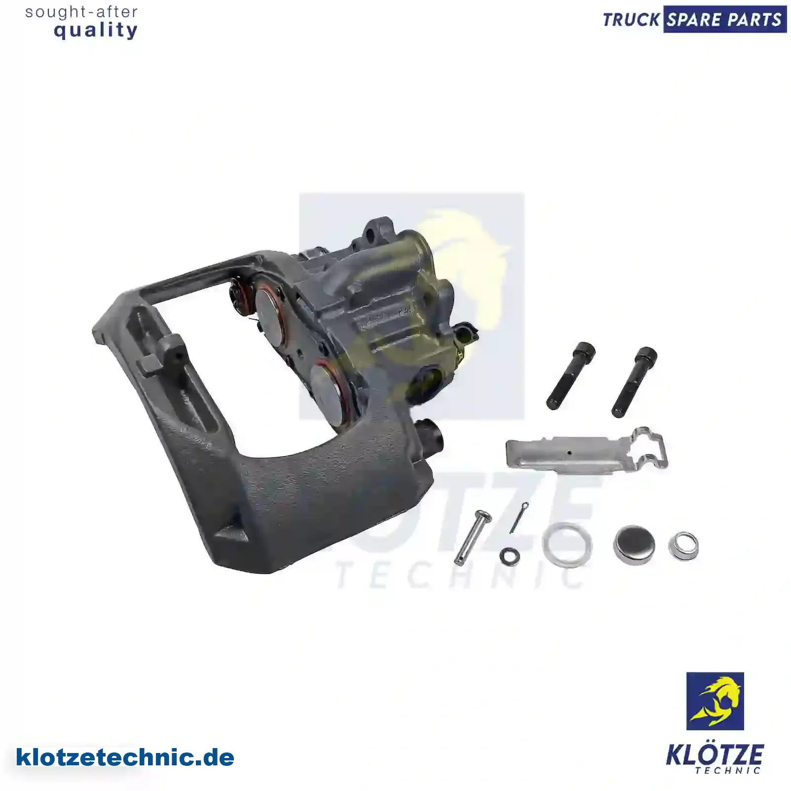 Brake caliper, left, reman. / without old core, 24204983, 3080002 || Klötze Technic