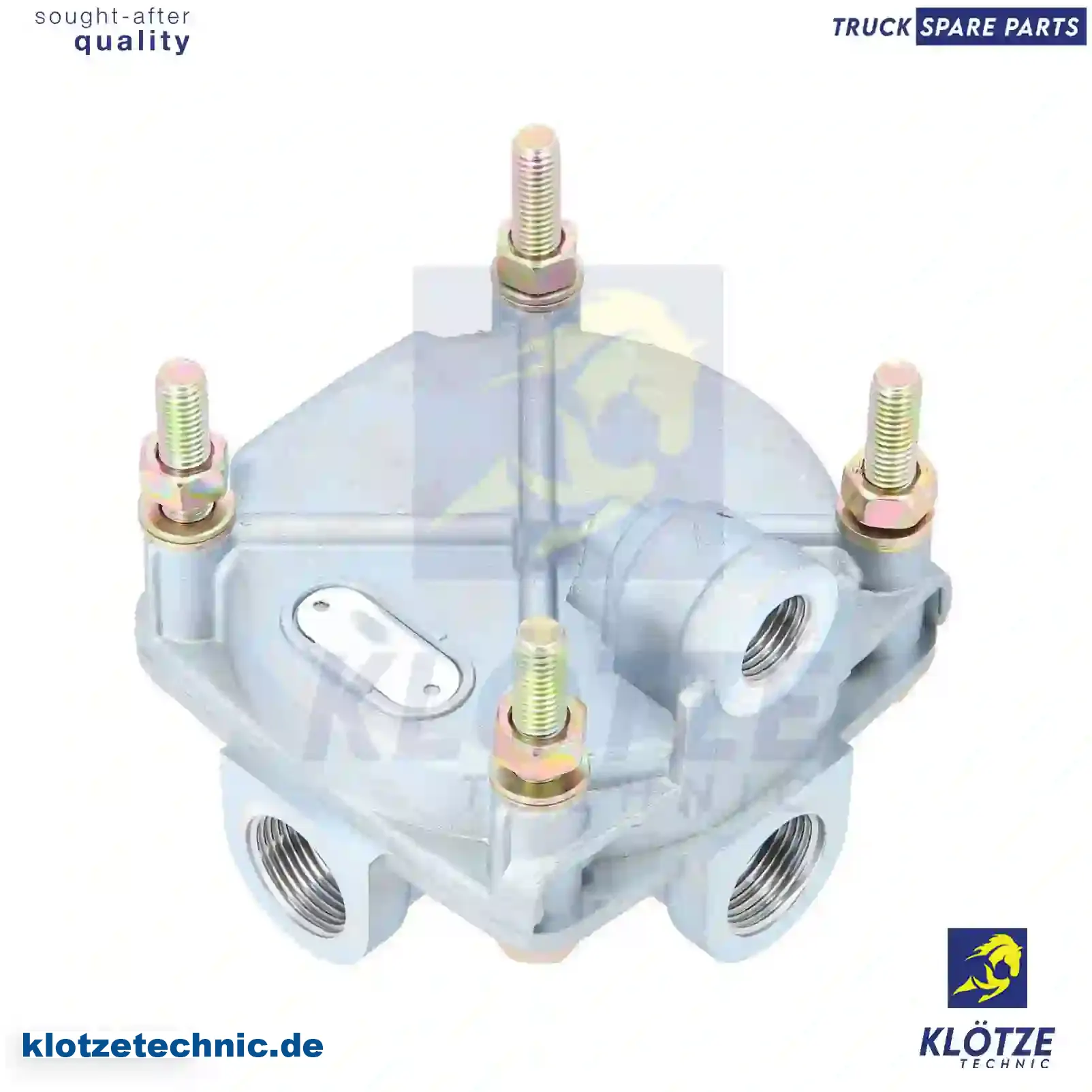 Relay valve, 1505410, 0034291344, 10570860, 10571117, 10571174, 1313871, 1571174, 1935657, 350000, 350001, 571117, 571174, 8285438000, ZG50611-0008 || Klötze Technic