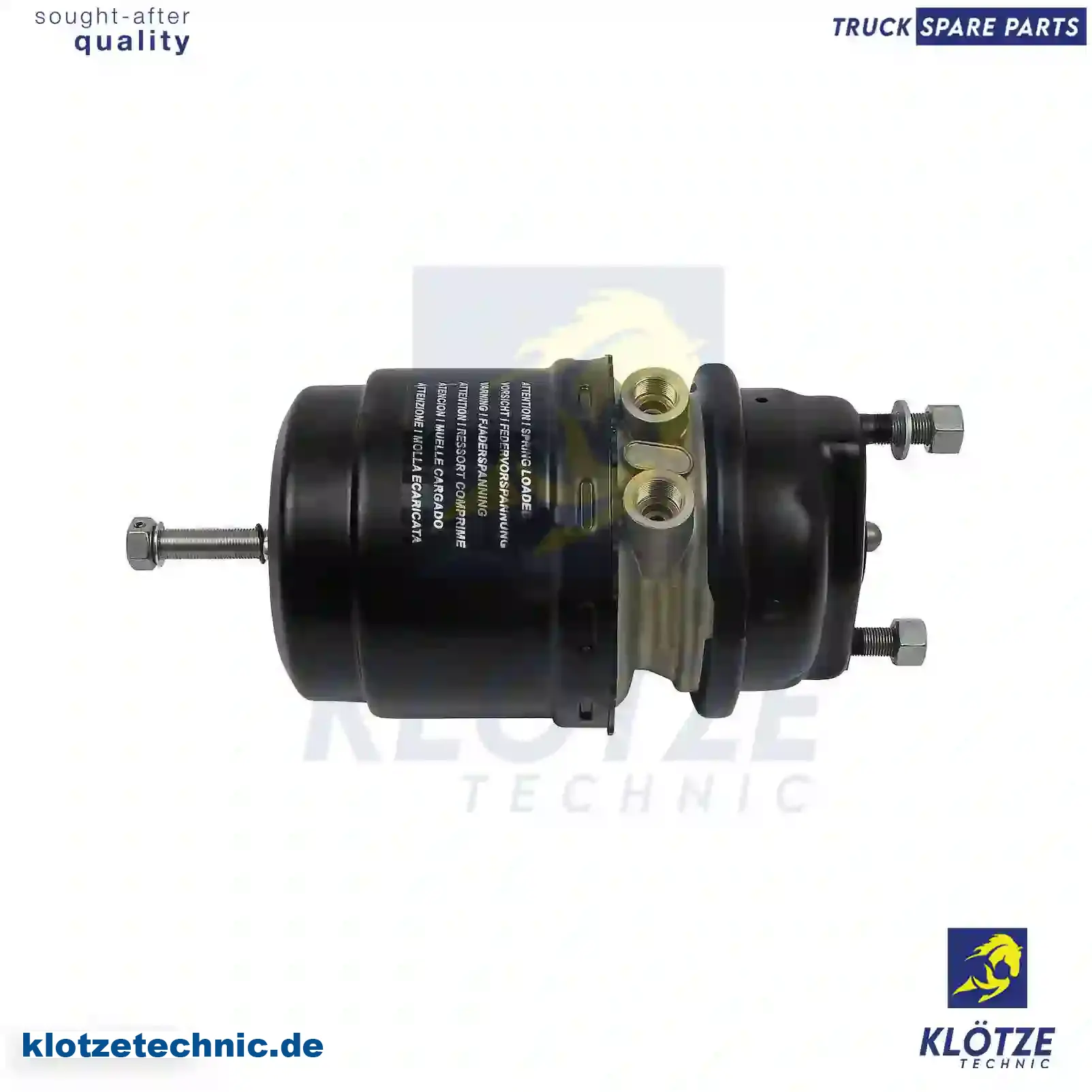 Spring brake cylinder, right, 1519442, 0154204318, 0154204718, 0194205518, 0194206518, 0214209518, ZG50794-0008 || Klötze Technic