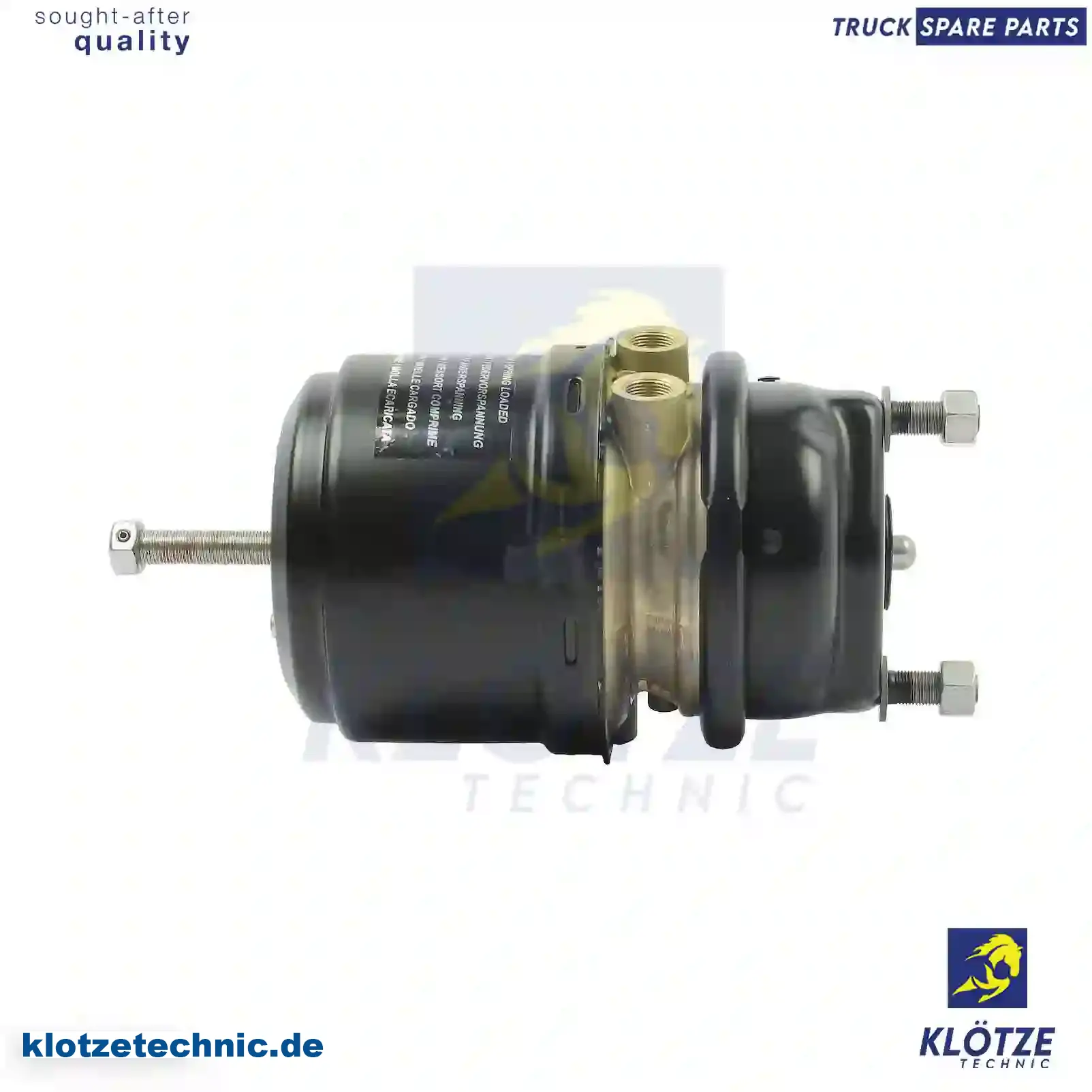 Spring brake cylinder, right, 0154207518, 0154208518, 0204203318, 0204204918, || Klötze Technic