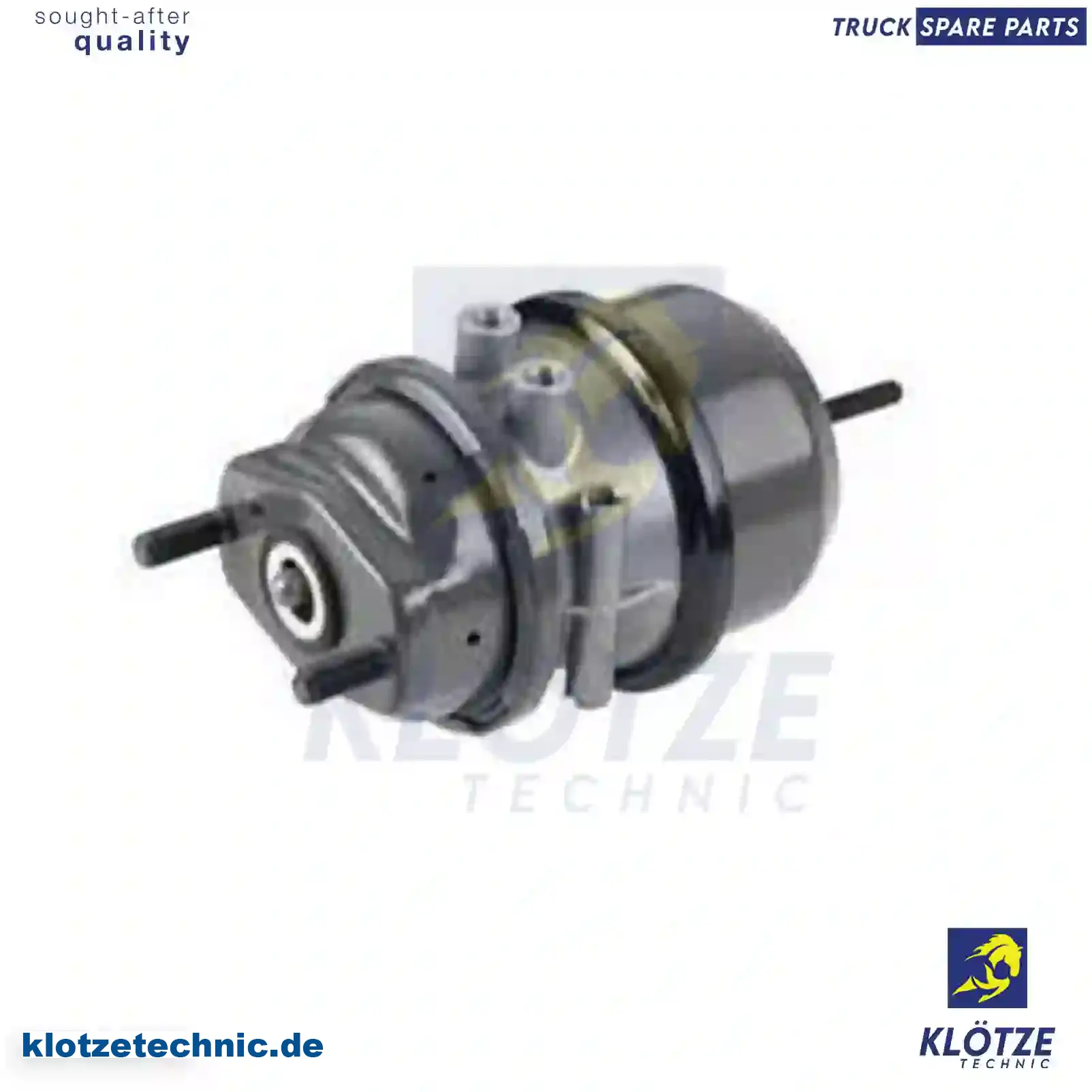 Spring brake cylinder, left, 0203278800, 1505448, JAE0210405318, 5821377, 0184205318, ZG50790-0008 || Klötze Technic