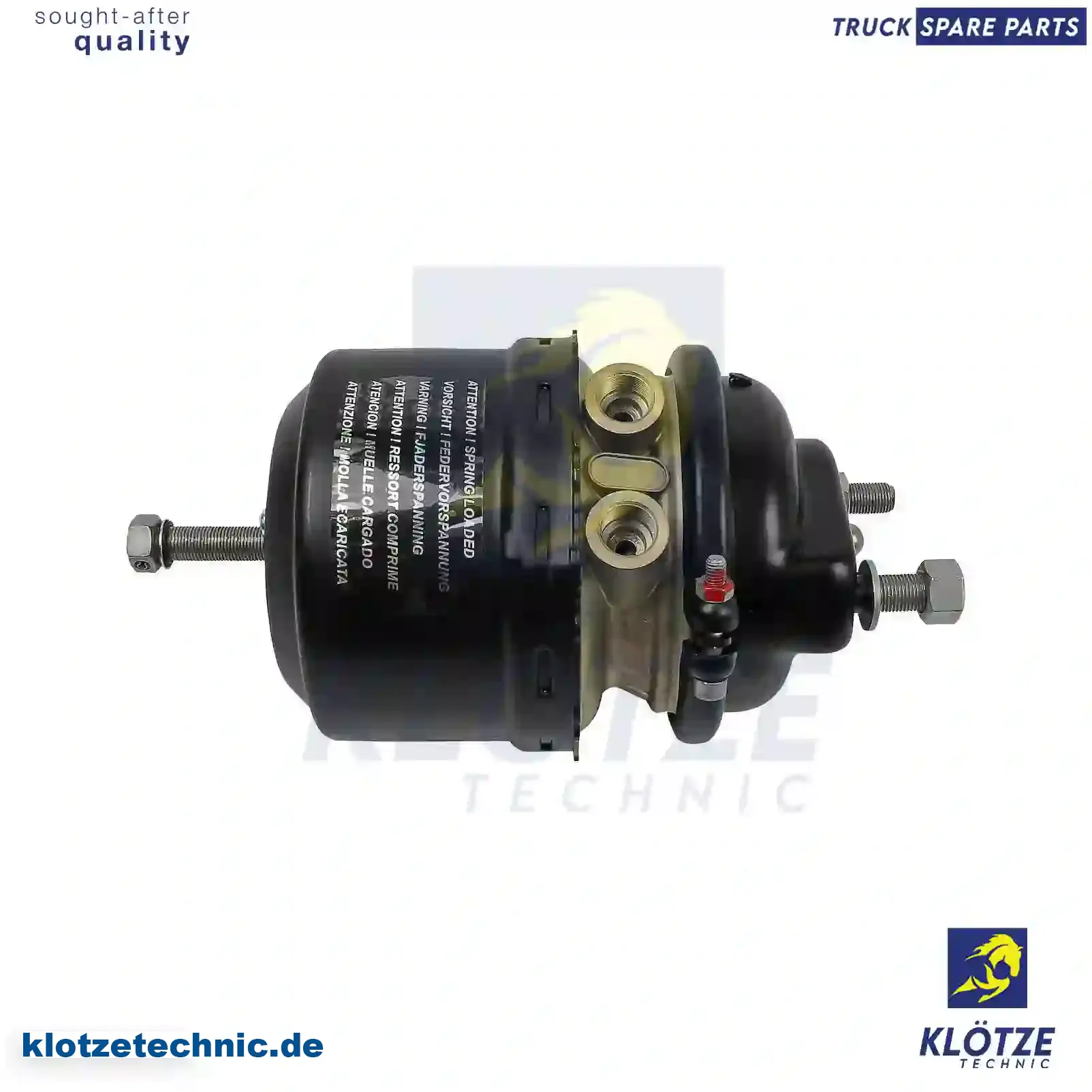 Spring brake cylinder, right, 0184206318, 0184206518, 0204204018, , || Klötze Technic