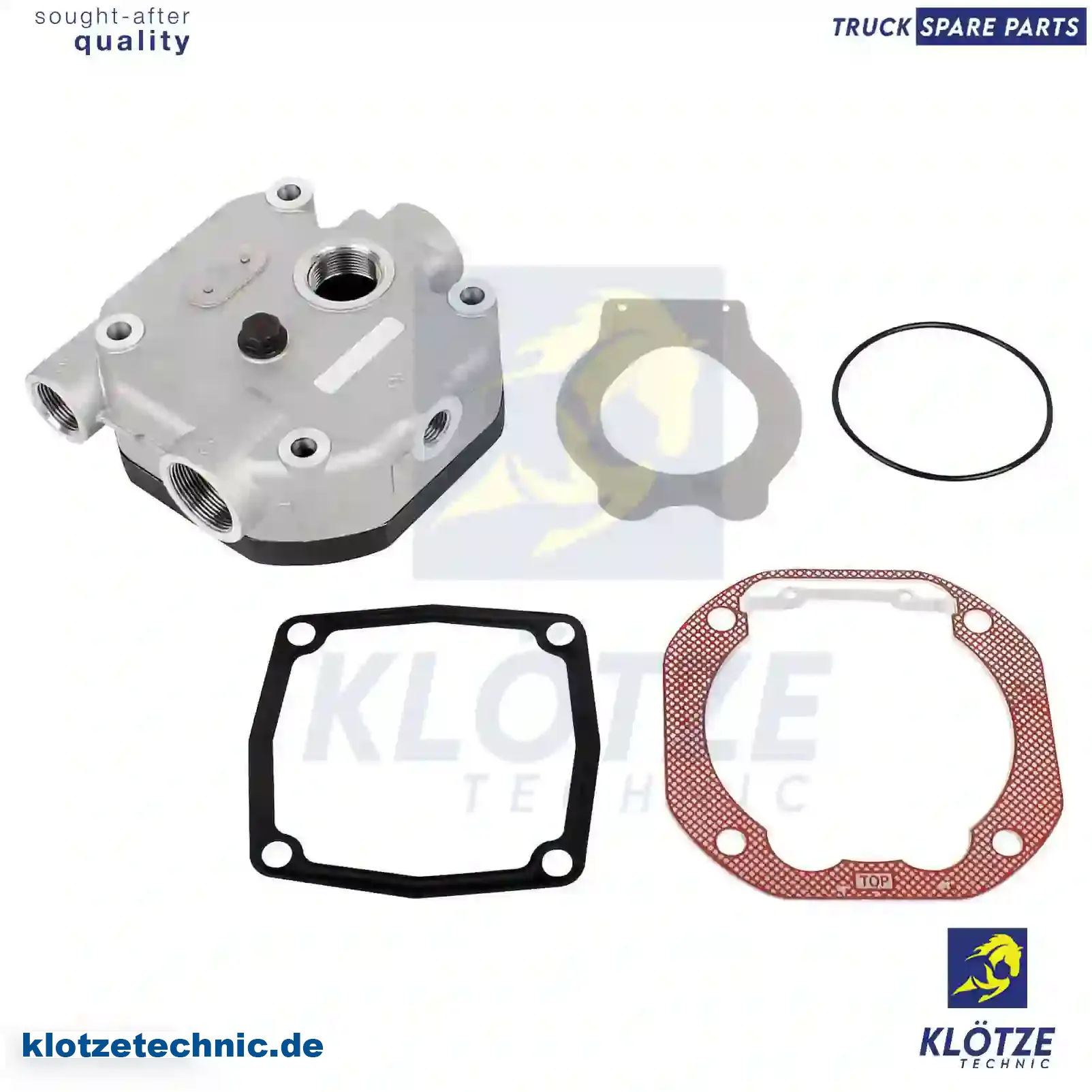 Cylinder head, compressor, complete, 4421303419 || Klötze Technic