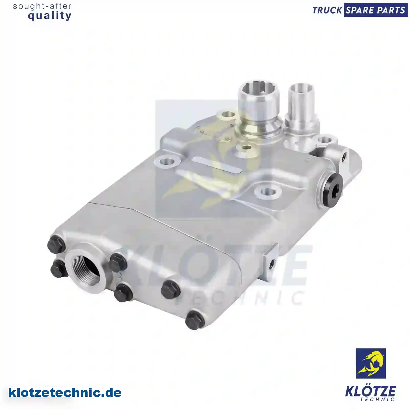 Cylinder head, compressor, without valve plate, 5411303519S1 || Klötze Technic