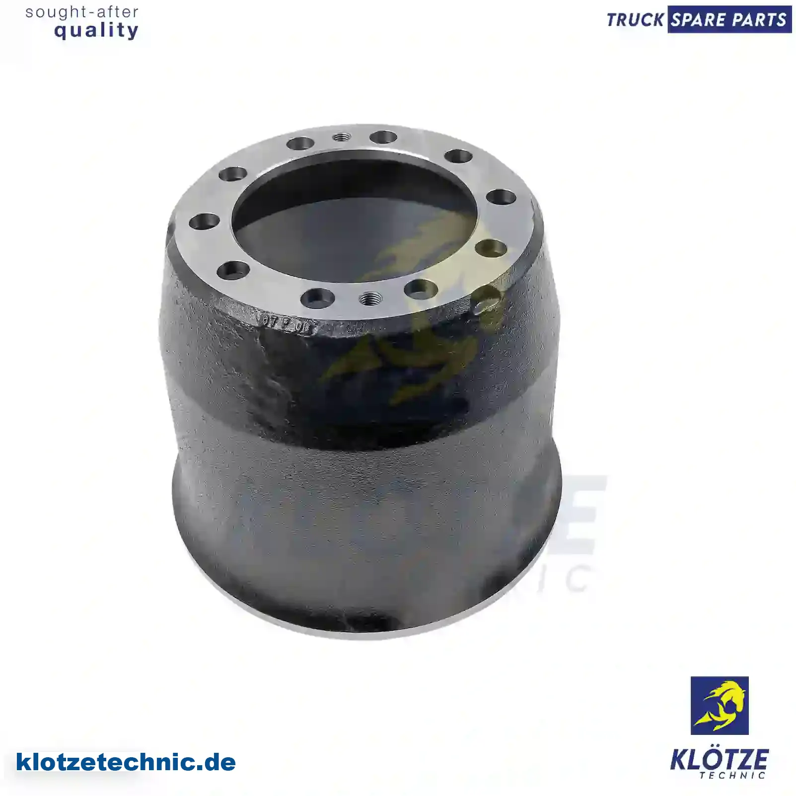 Brake drum, 016-2652312-01, , , , , , || Klötze Technic