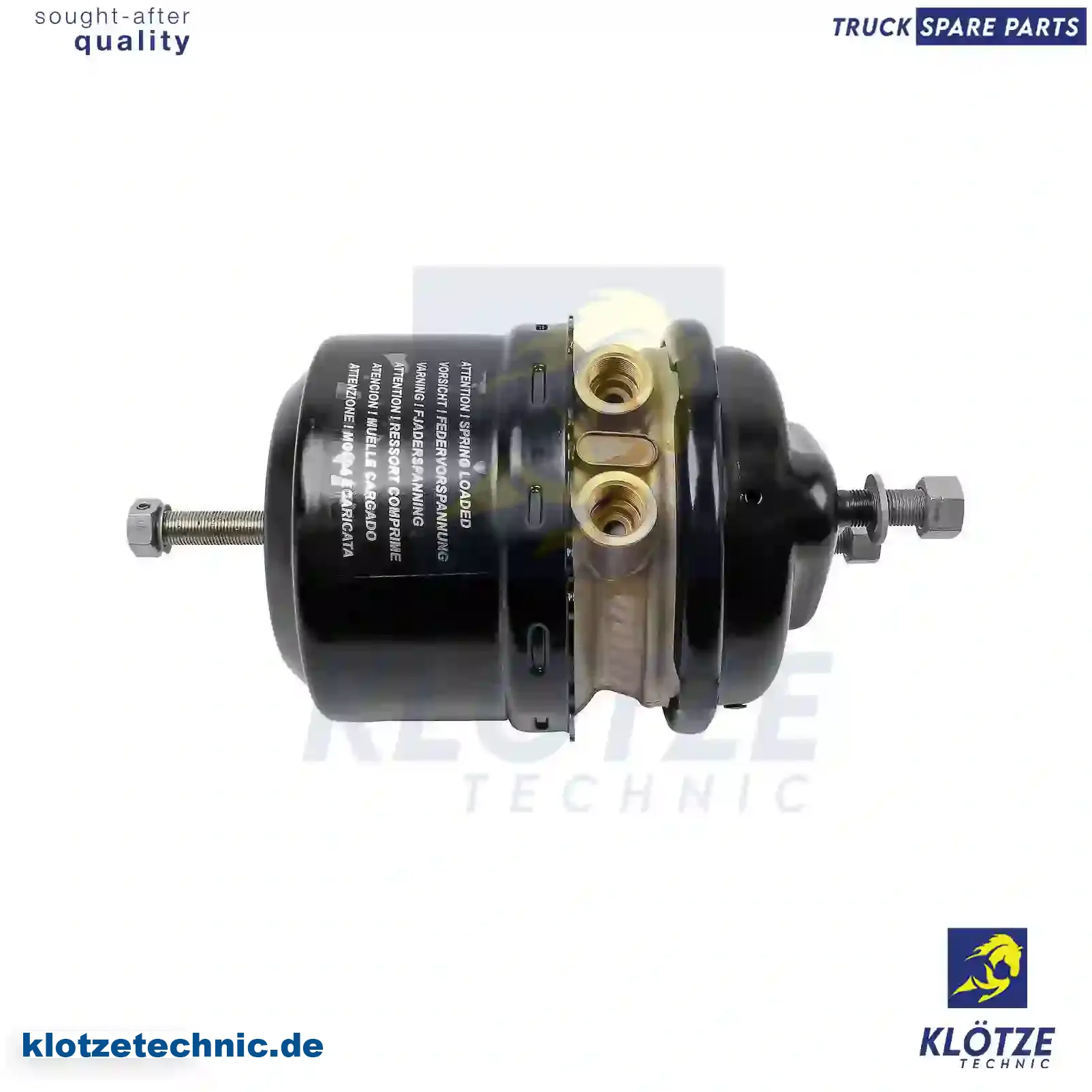 Spring brake cylinder, left, 1506401, 0154209018, 0204204118, 0204204418, || Klötze Technic