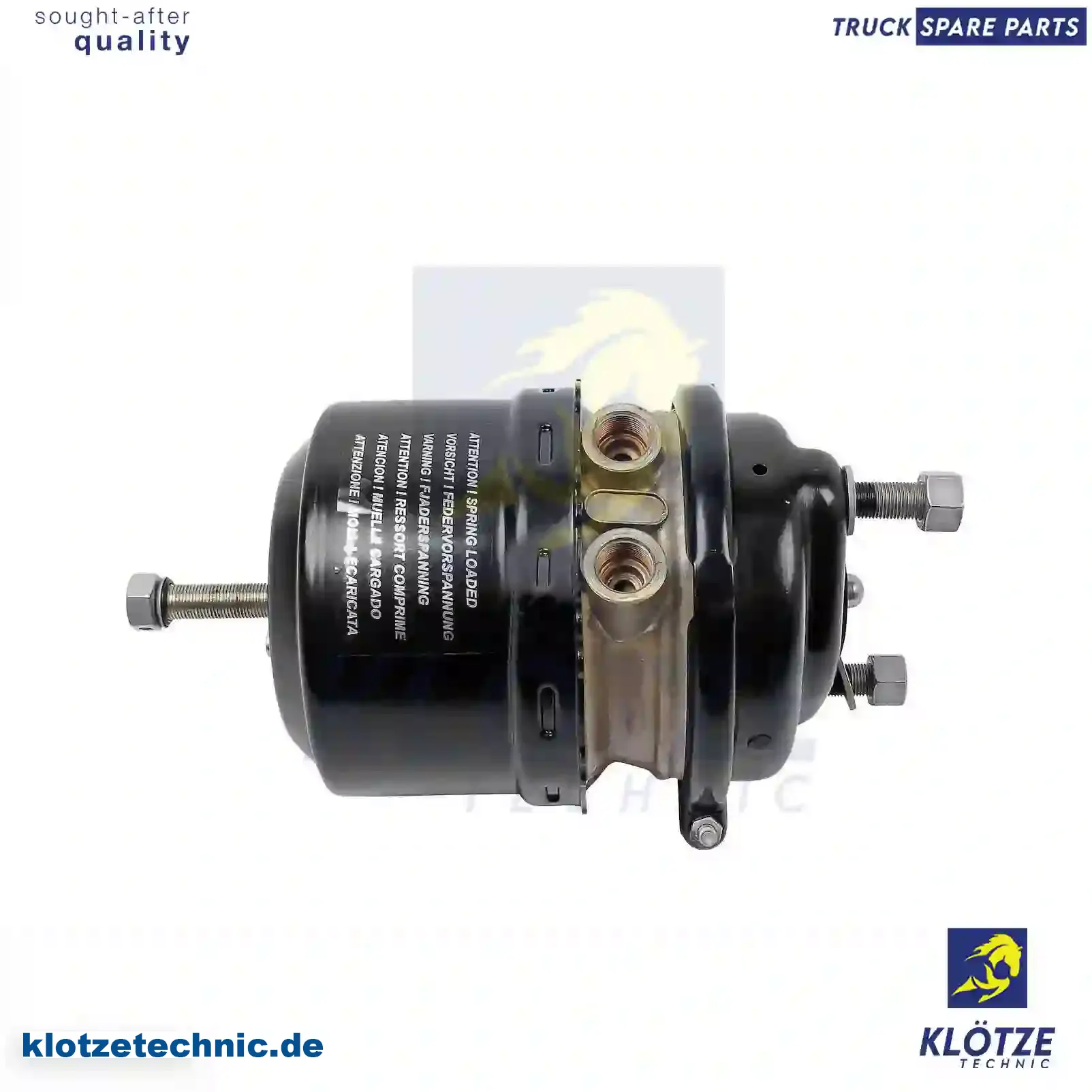 Spring brake cylinder, right, 0154209118, 0204204218, 0204204318, , , || Klötze Technic