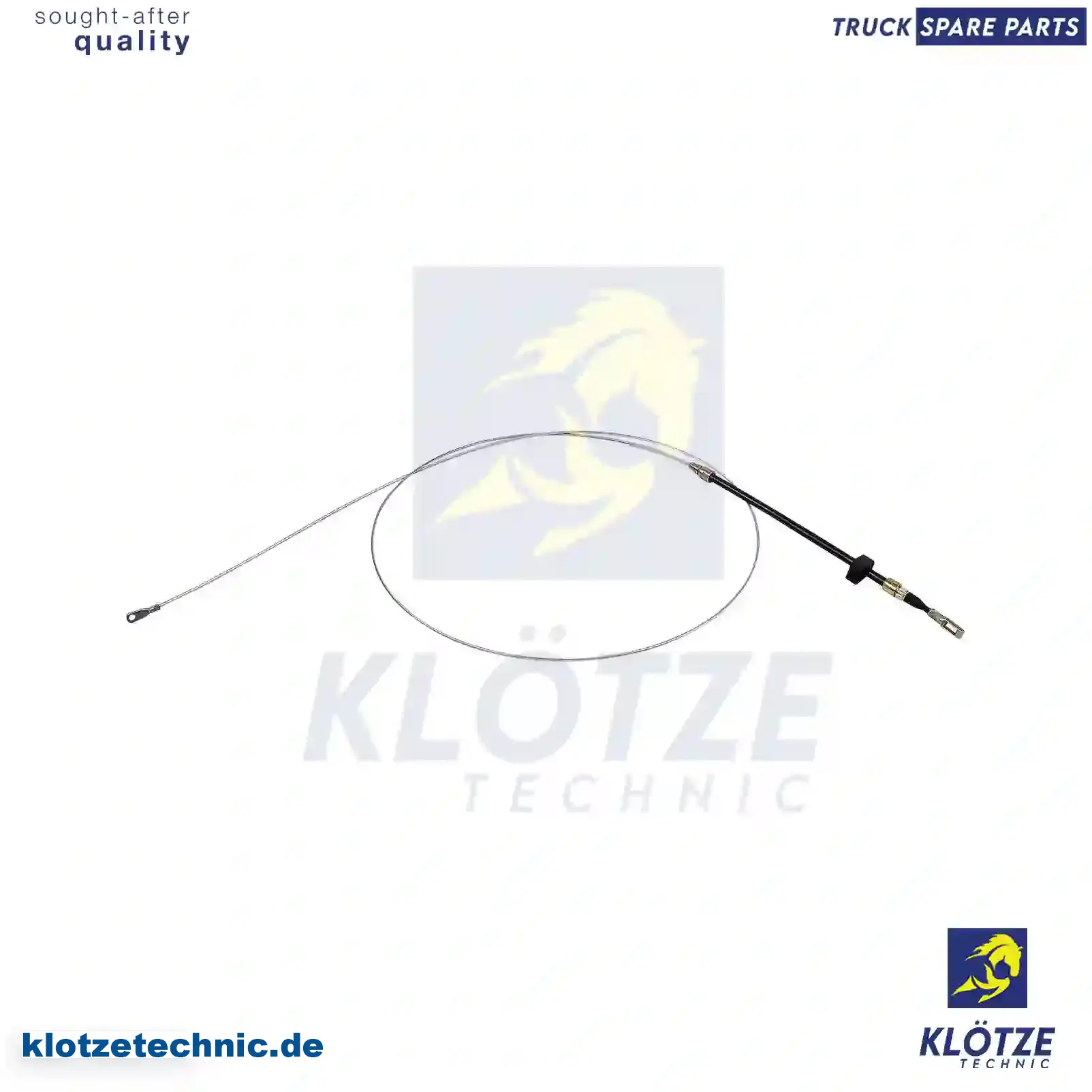 Control wire, parking brake, 9014202285, 2D0609701B || Klötze Technic