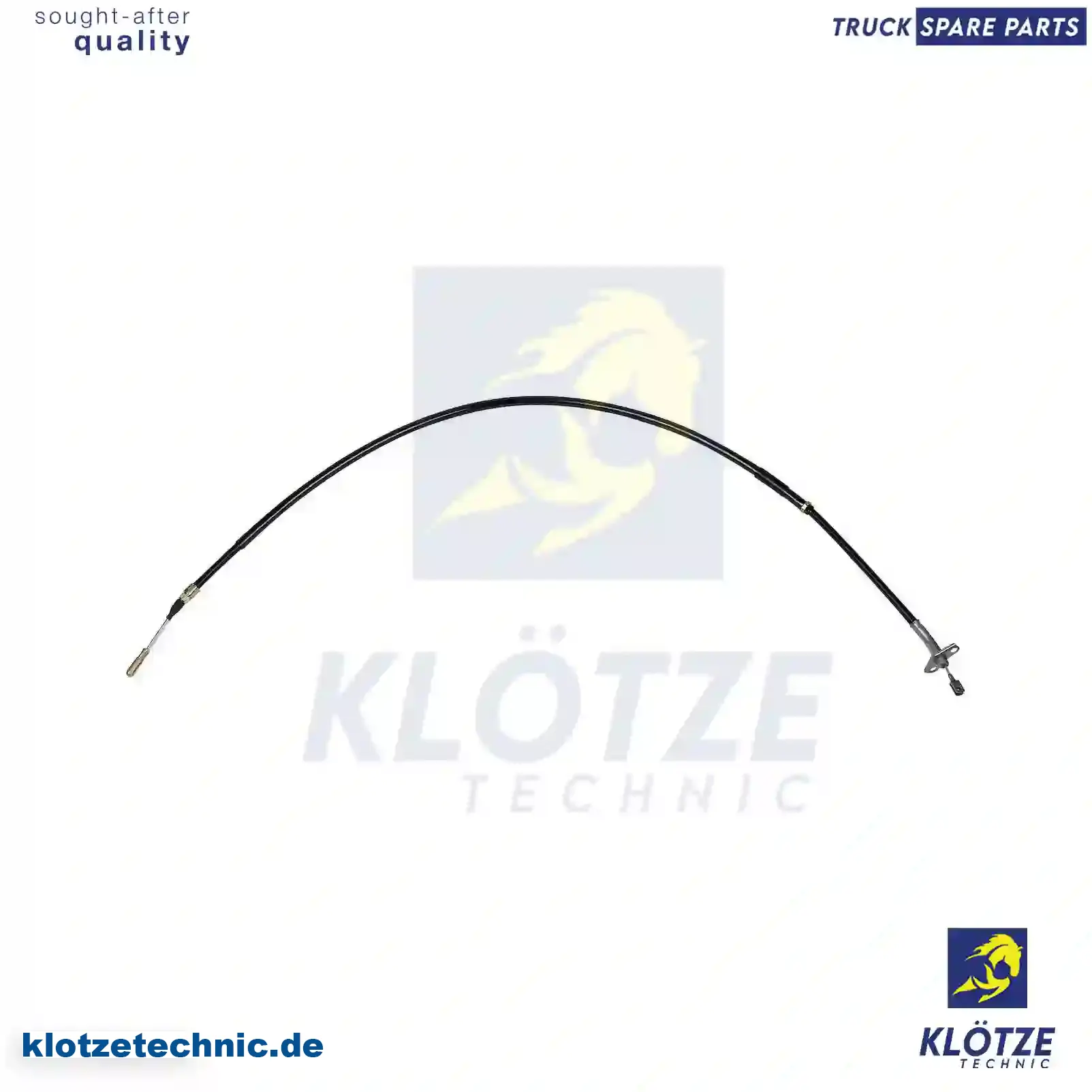 Control wire, parking brake, 9014201885, 2D0609721 || Klötze Technic