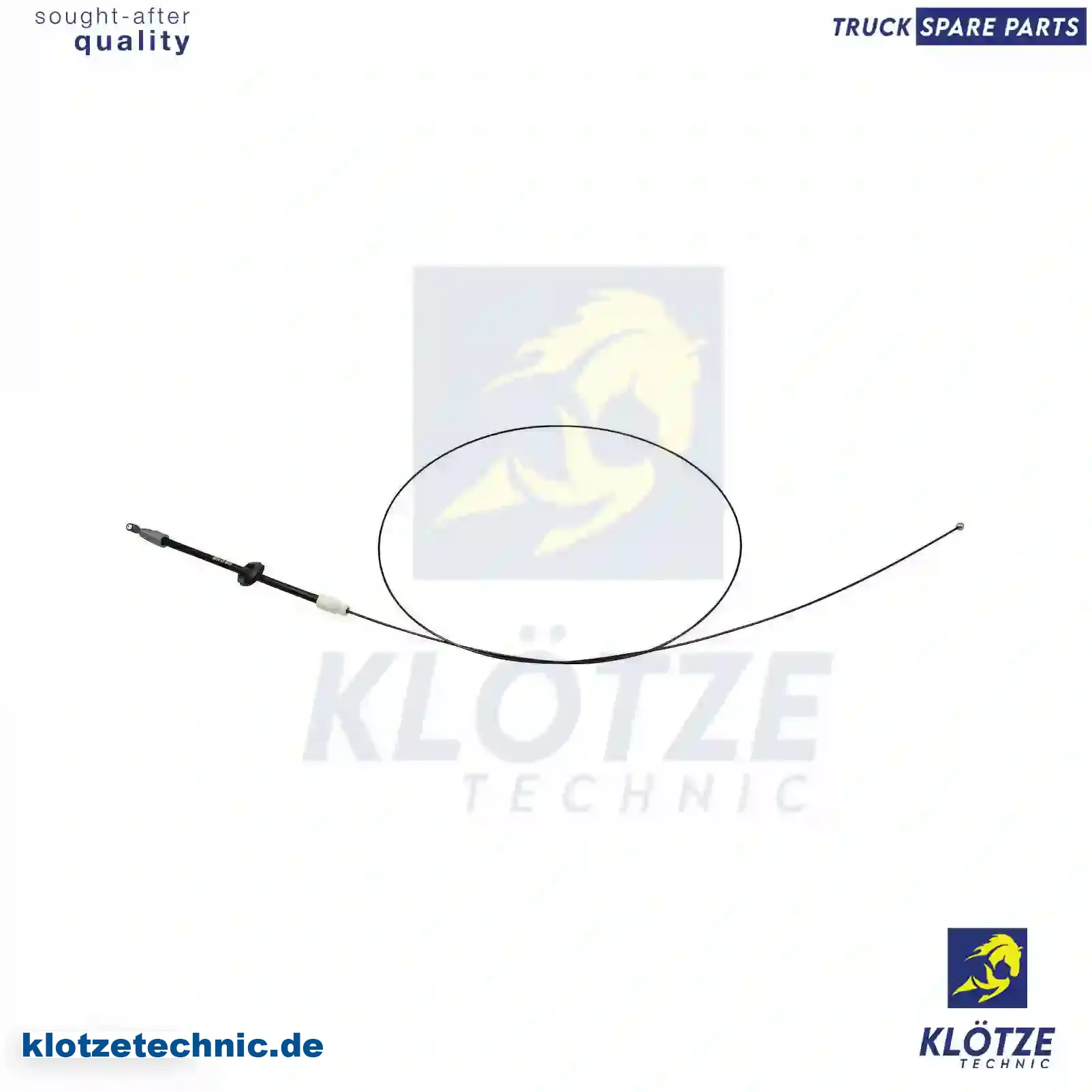 Control wire, parking brake, 9064202785, 9064203985, 2E0609701Q, ZG50373-0008 || Klötze Technic