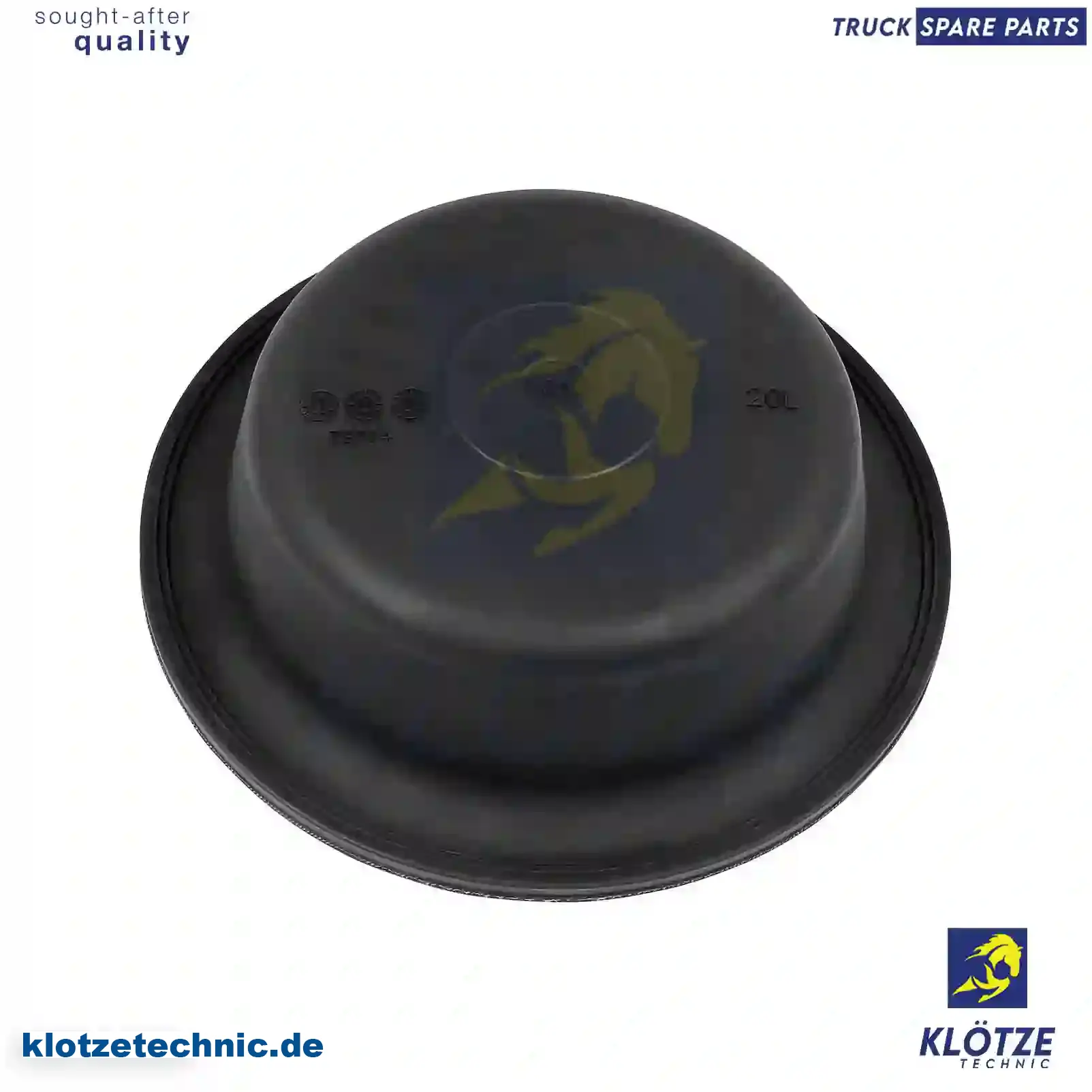 Diaphragm, 0689366, 1505272, 689366, 09932409, 08151113002, 81511130020, 0004214286, 0004230096, 5000819262, 5021170277, 5021170278, 1303474, 1320129, 1333810, 1802700, 1935372, 8283000639, 3090925, ZG50408-0008 || Klötze Technic