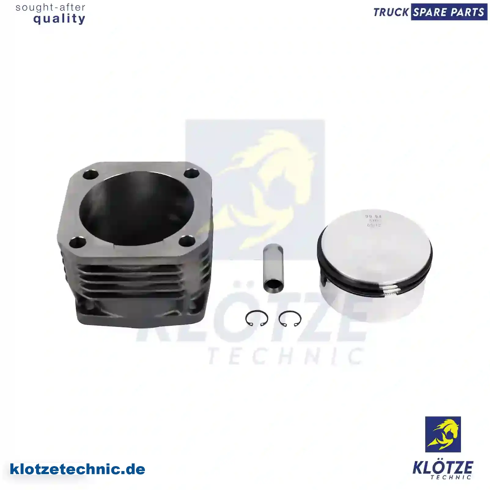 Piston and liner kit, compressor, 5411310208 || Klötze Technic