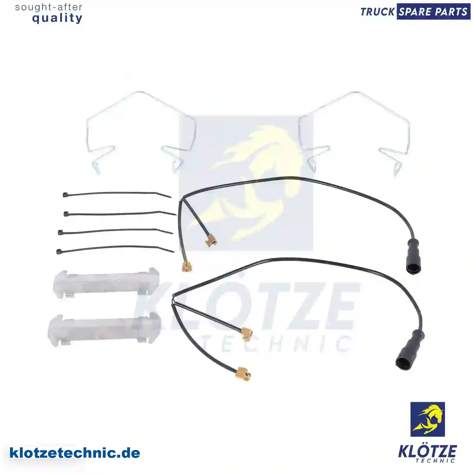 Wear indicator kit, 19001019, 703011017, JAE0250410117, 515074267, 3424203300 || Klötze Technic