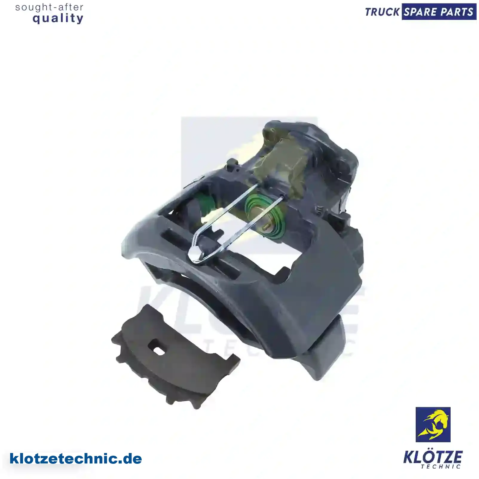 Brake caliper, left, reman. / without old core, 1440500 || Klötze Technic