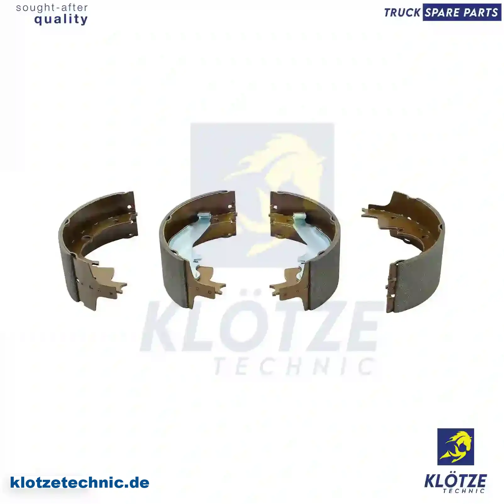 Brake shoe kit, with linings, 01906151, 01906350, 05886042, 01906042, 01906172, 07981354, 01903489, 01906172, 01906350, 01906378, 01906379, 07981354, 08124270, 1906172, 1906350, 503641773, 7981354 || Klötze Technic