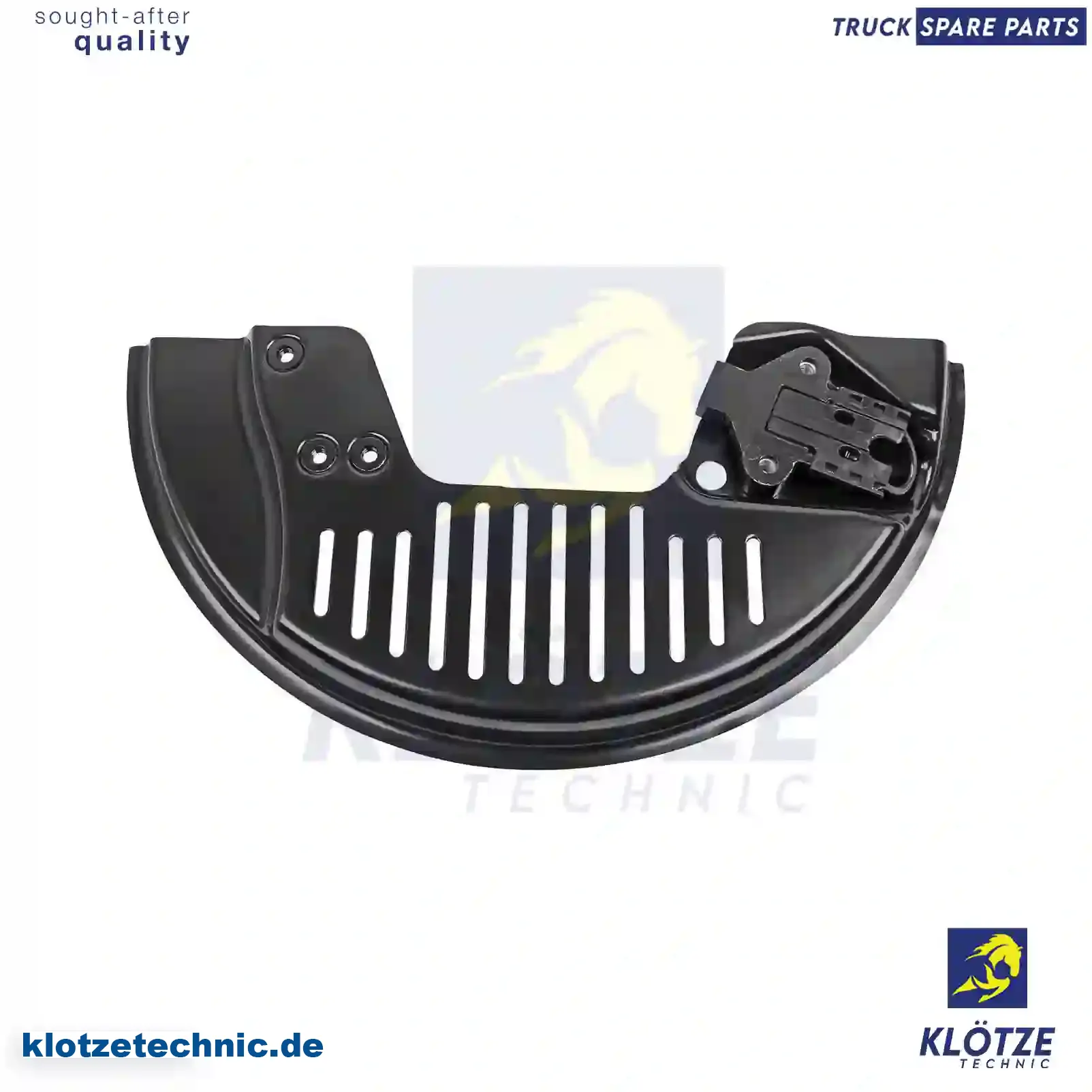 Brake shield, brake caliper, left, 7424425044, 20383323, 20383326, 24425044, ZG50298-0008 || Klötze Technic