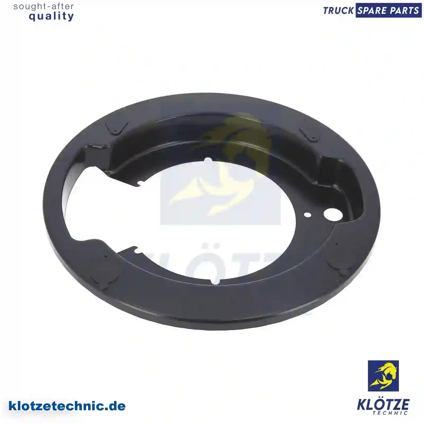 Brake shield, 7420367343, 1610902, 1629834, 20367343, ZG50293-0008 || Klötze Technic