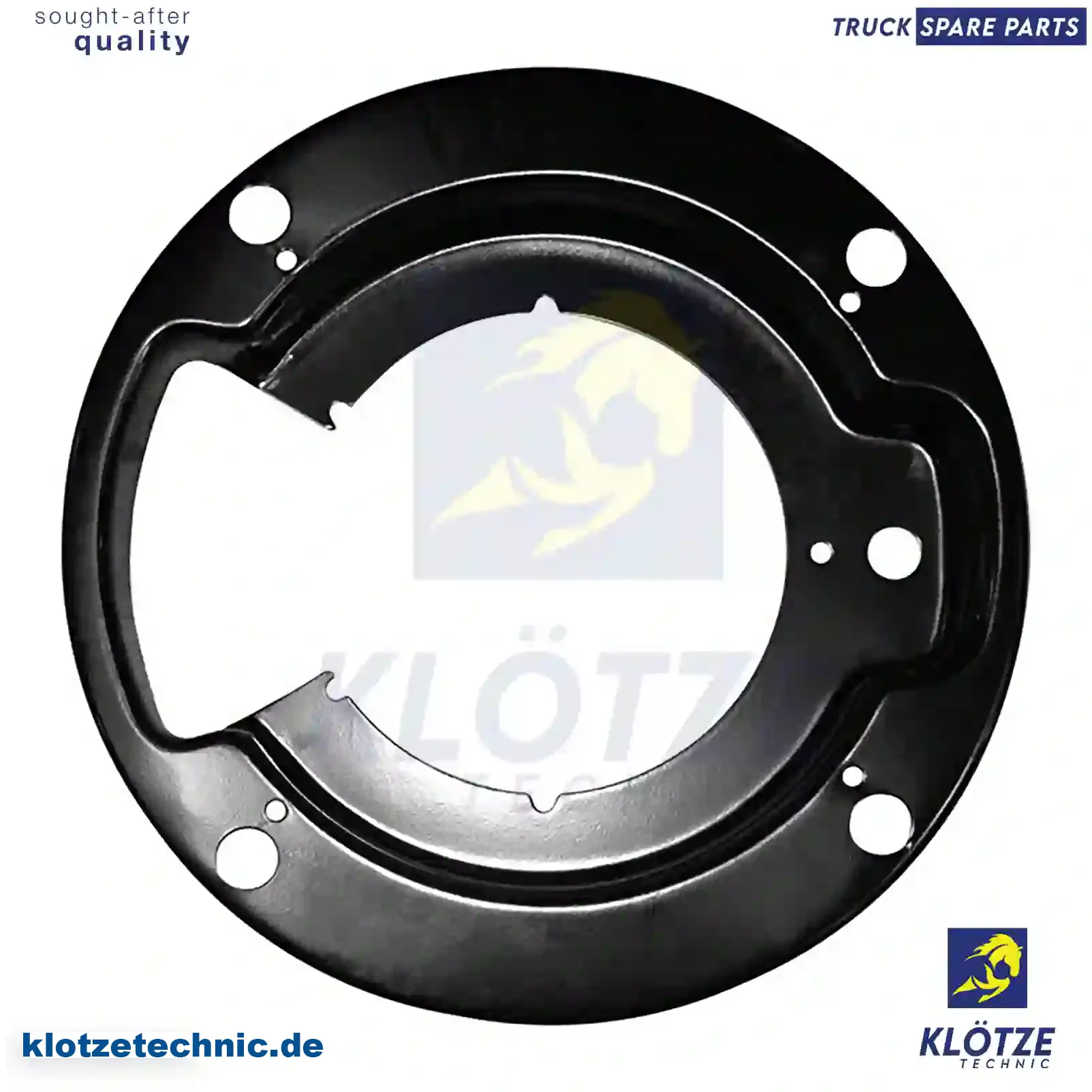 Brake shield, 7401629835, 68915062, 1606045, 1610903, 1629835, ZG50294-0008 || Klötze Technic