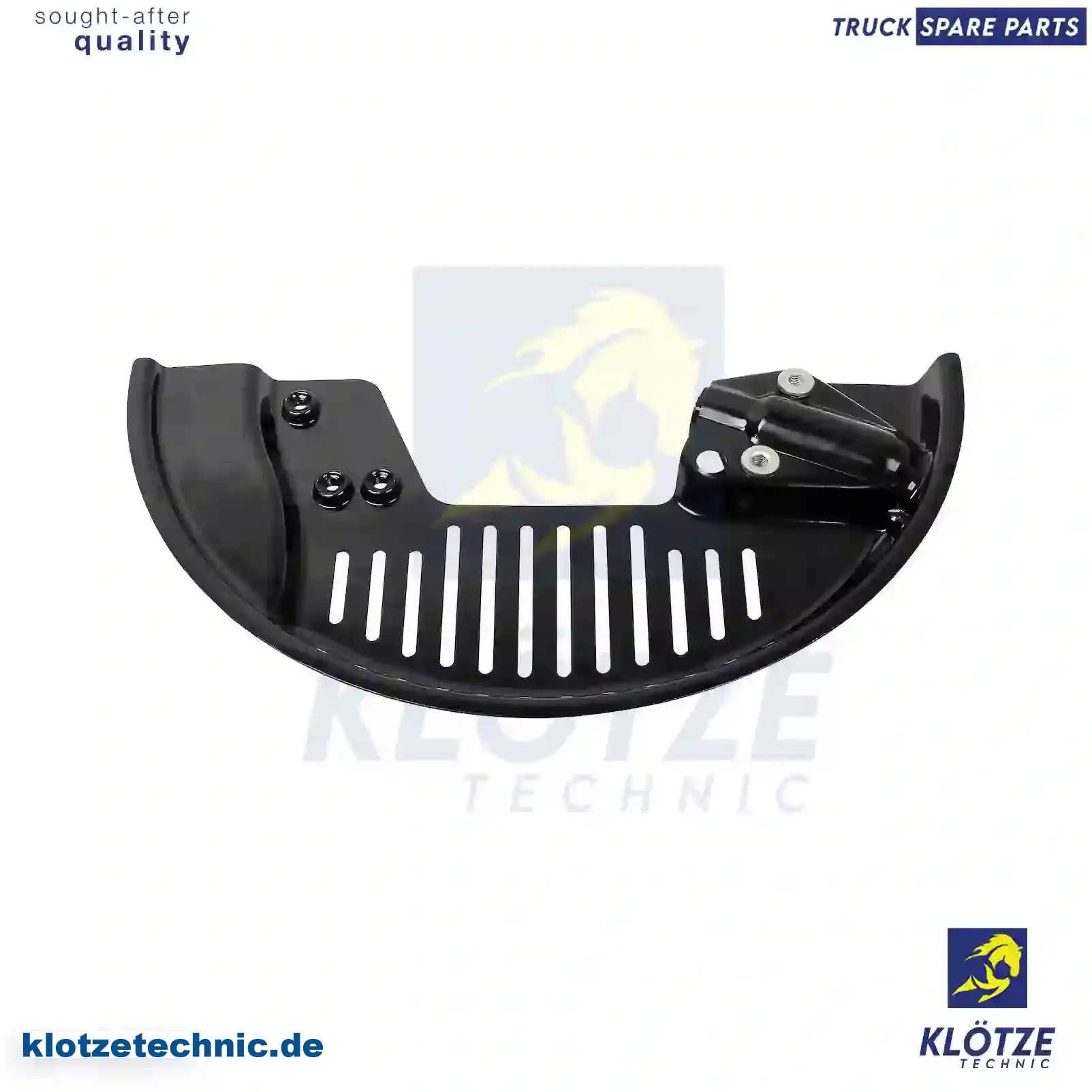 Brake shield, brake caliper, right, 7424425043, 20383322, 20383325, 24425043, ZG50299-0008 || Klötze Technic