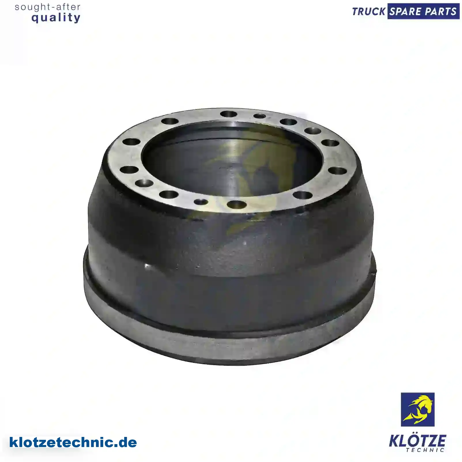 Brake drum, MBD1157, 1599678, , , , , , || Klötze Technic