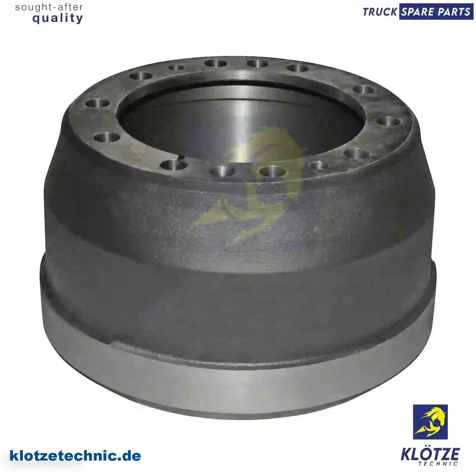 Brake drum, 1599010, 15990104, , , , , , || Klötze Technic