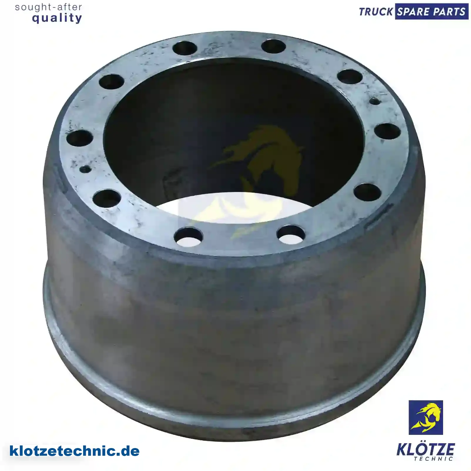 Brake drum, MBD1030, 1134817, , , , , , || Klötze Technic