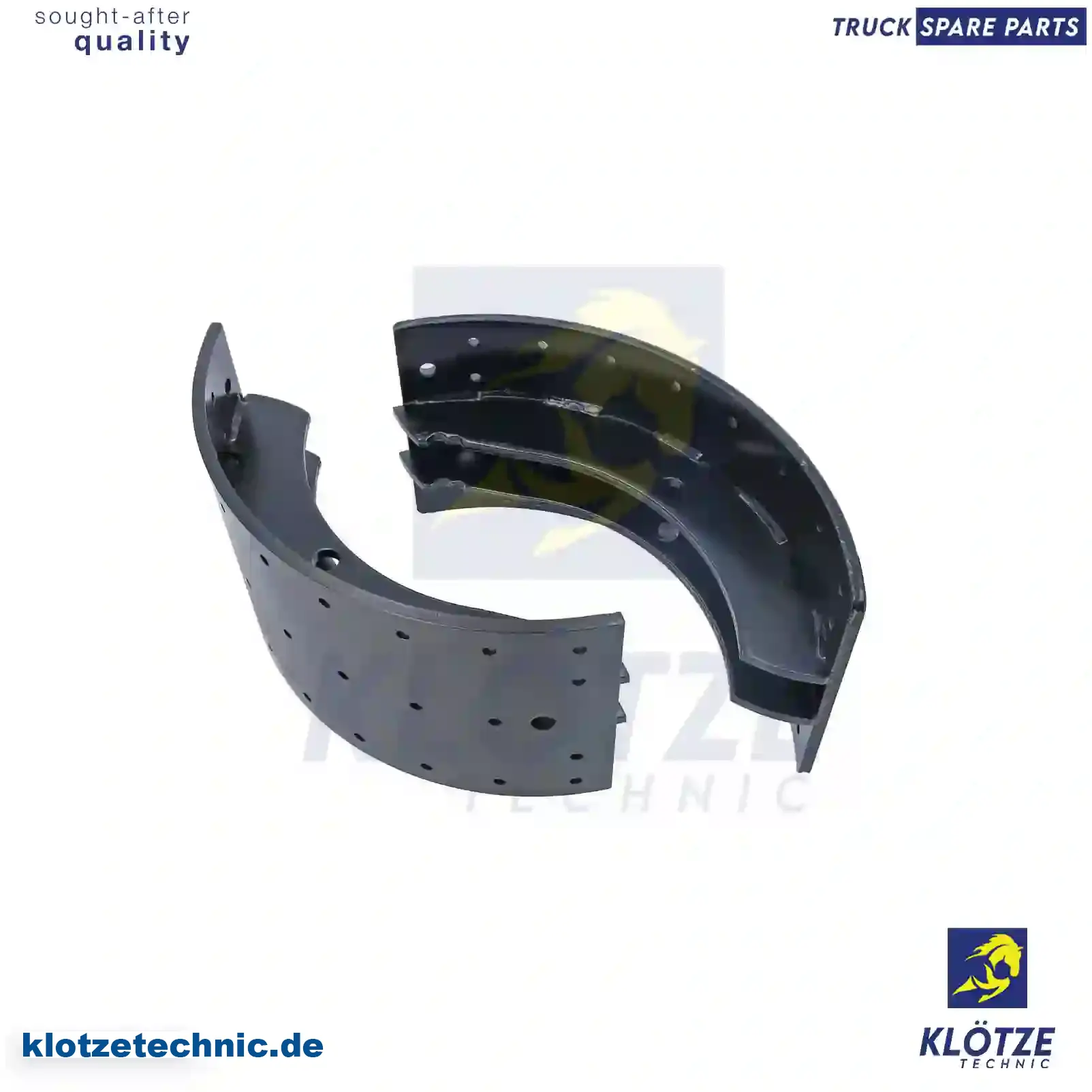 Brake shoe kit, reinforced version, 3095195, 85104191, , , , , , || Klötze Technic