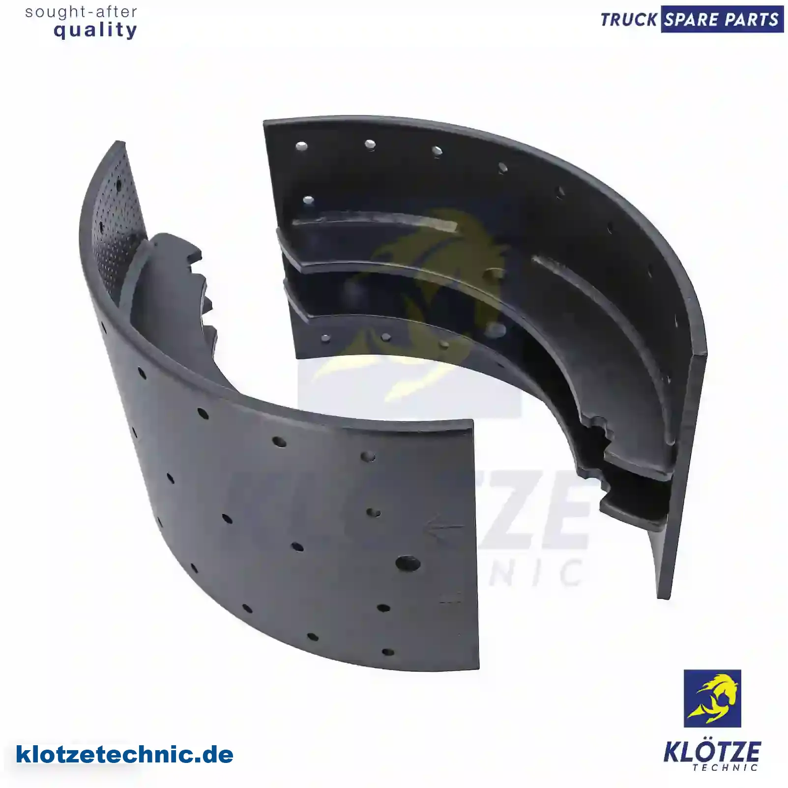 Brake shoe kit, reinforced version, 5001868130, 5001868572, 3095196, ZG50308-0008, , , , || Klötze Technic