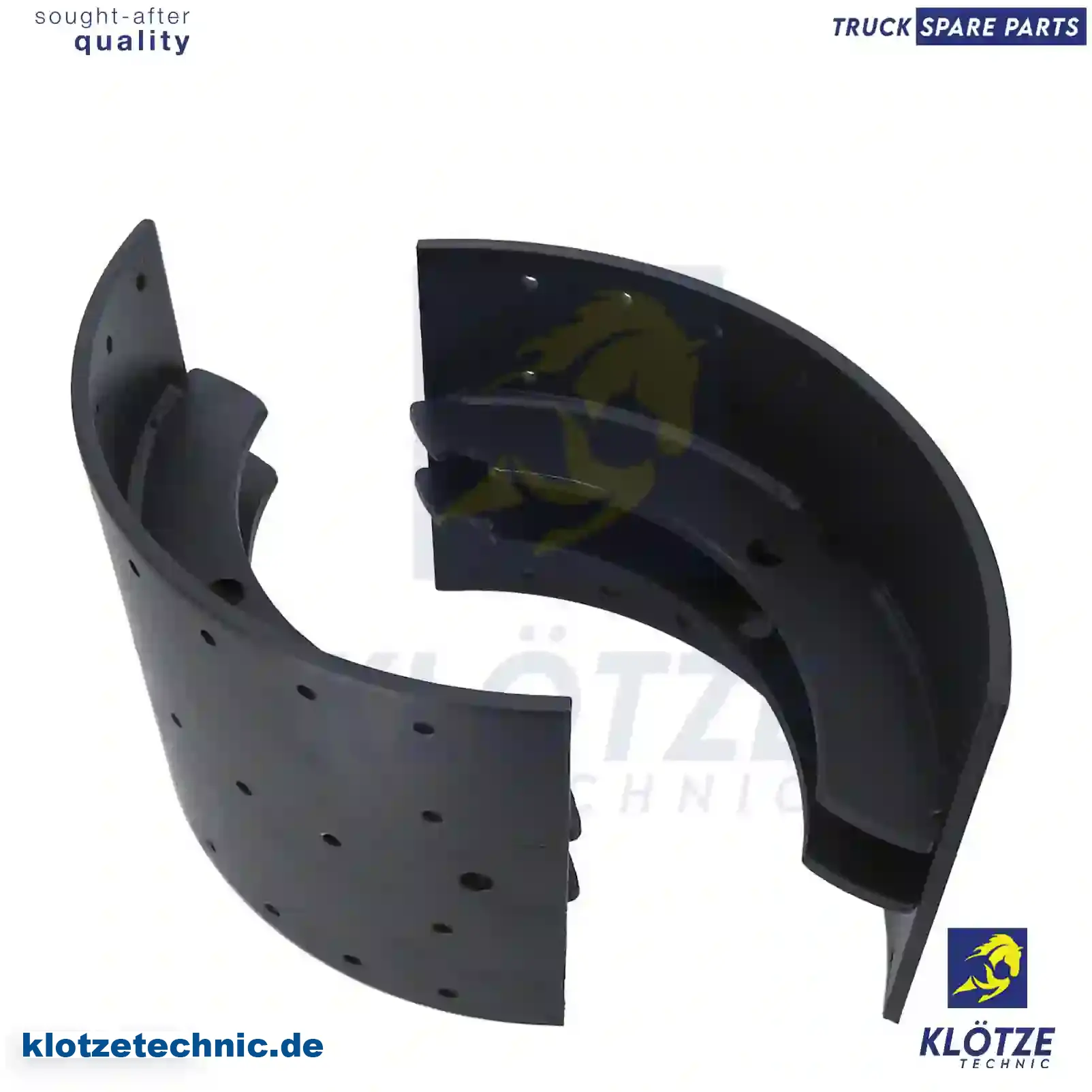 Brake shoe kit, reinforced version, 3095197, , , , , , , || Klötze Technic