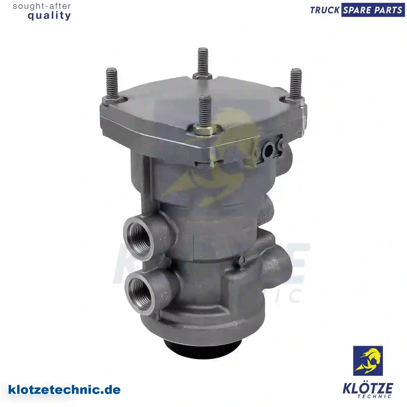 Trailer control valve, 1259855, 1259855A, 1259855R, 1339396, 1339396A, 1339396R, 1450726, 1450726A, 1450726R, 1505477, 82523016015, 5021170462 || Klötze Technic