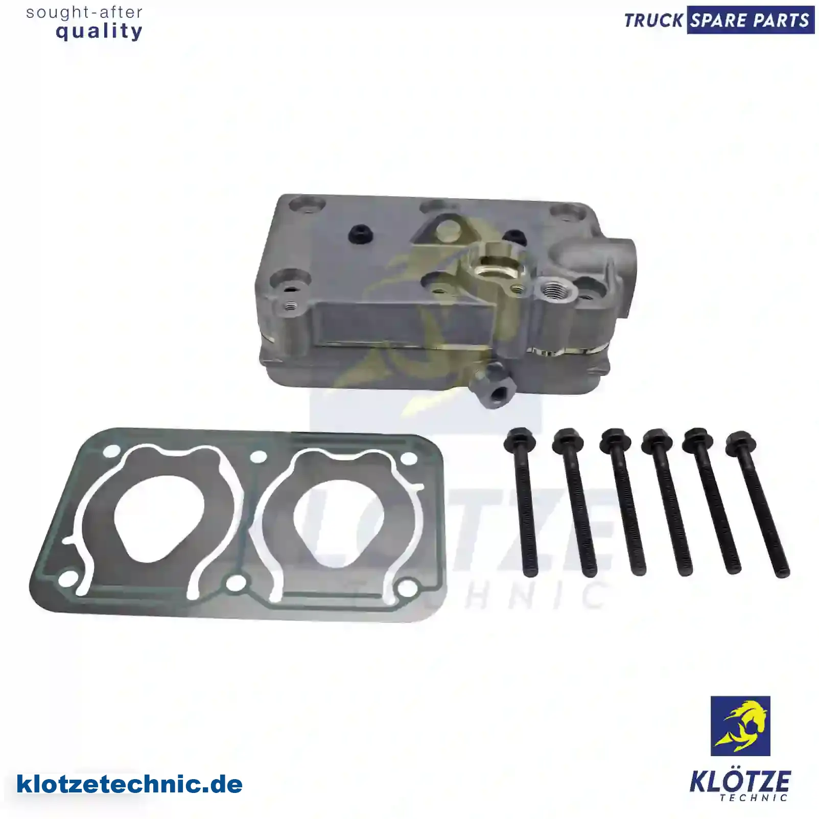 Cylinder head, compressor, complete, 7420701803, 20569226, 20701803, 24425003, 85104247 || Klötze Technic