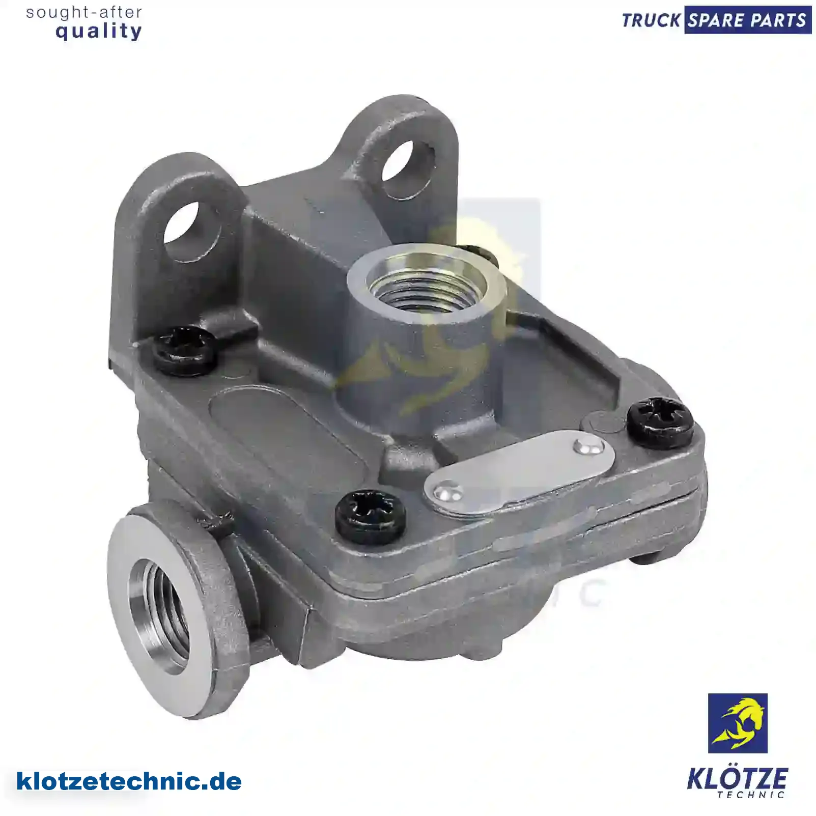 Quick release valve, 1505153, 61500291, 61590219, 5000122053, 5000792440, 5021170467, 1935670 || Klötze Technic