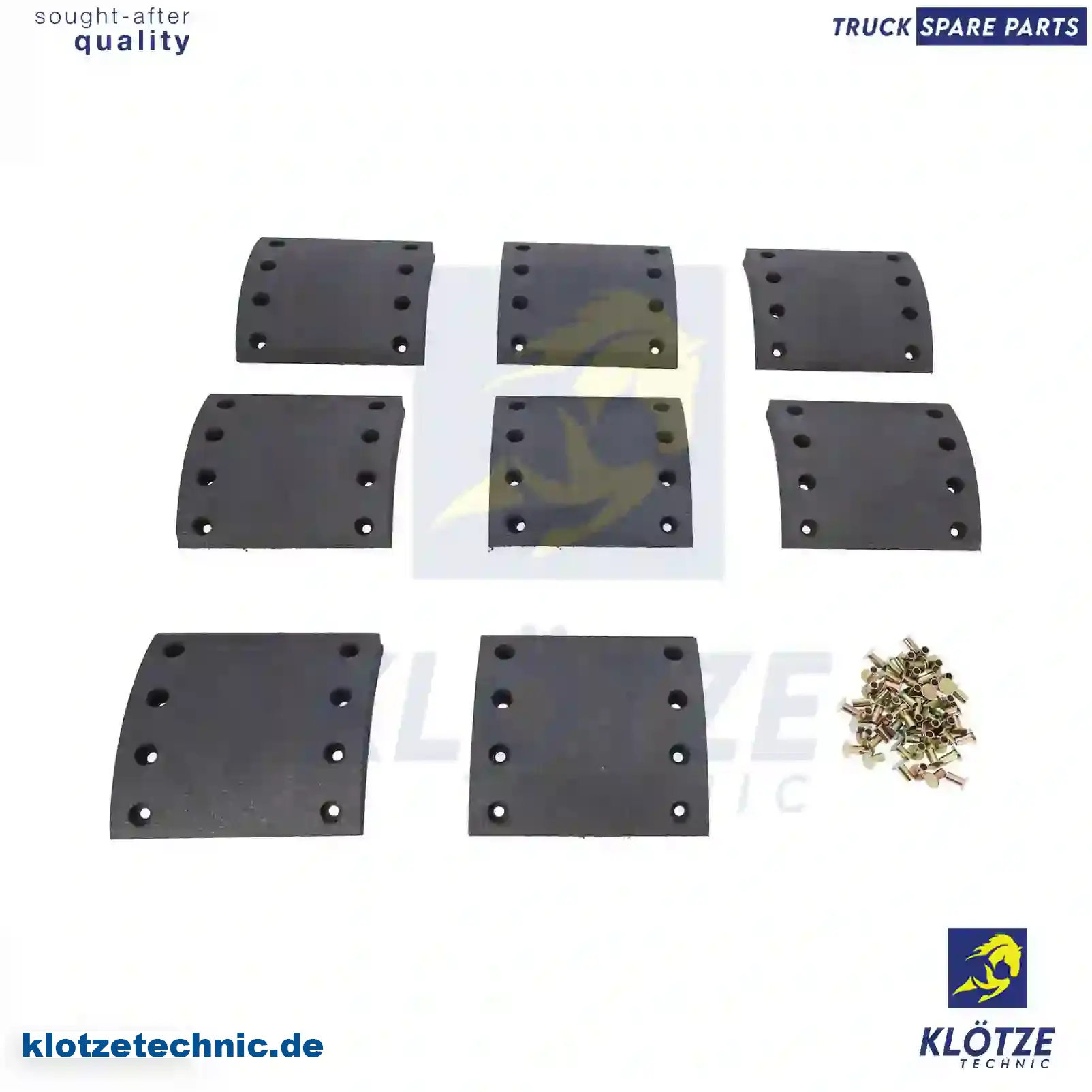 Drum brake lining kit, 3057397000 || Klötze Technic