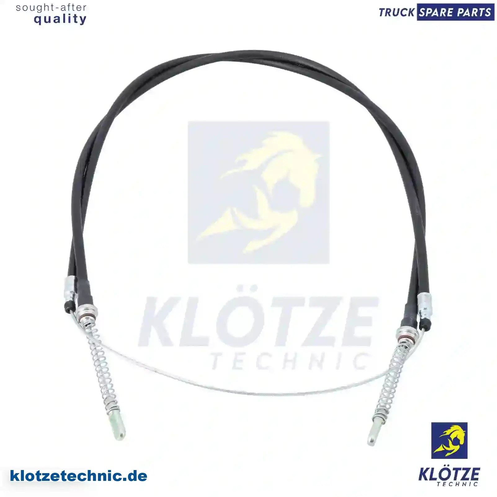 Bowden cable, parking brake, 99434589, 9943458 || Klötze Technic