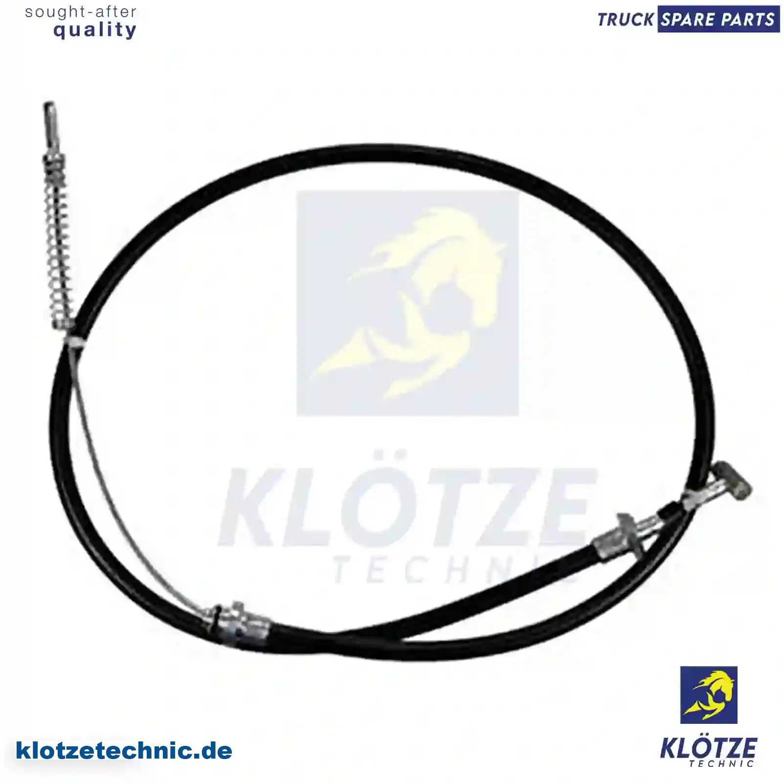 Bowden cable, parking brake, 2997361, 50408206 || Klötze Technic