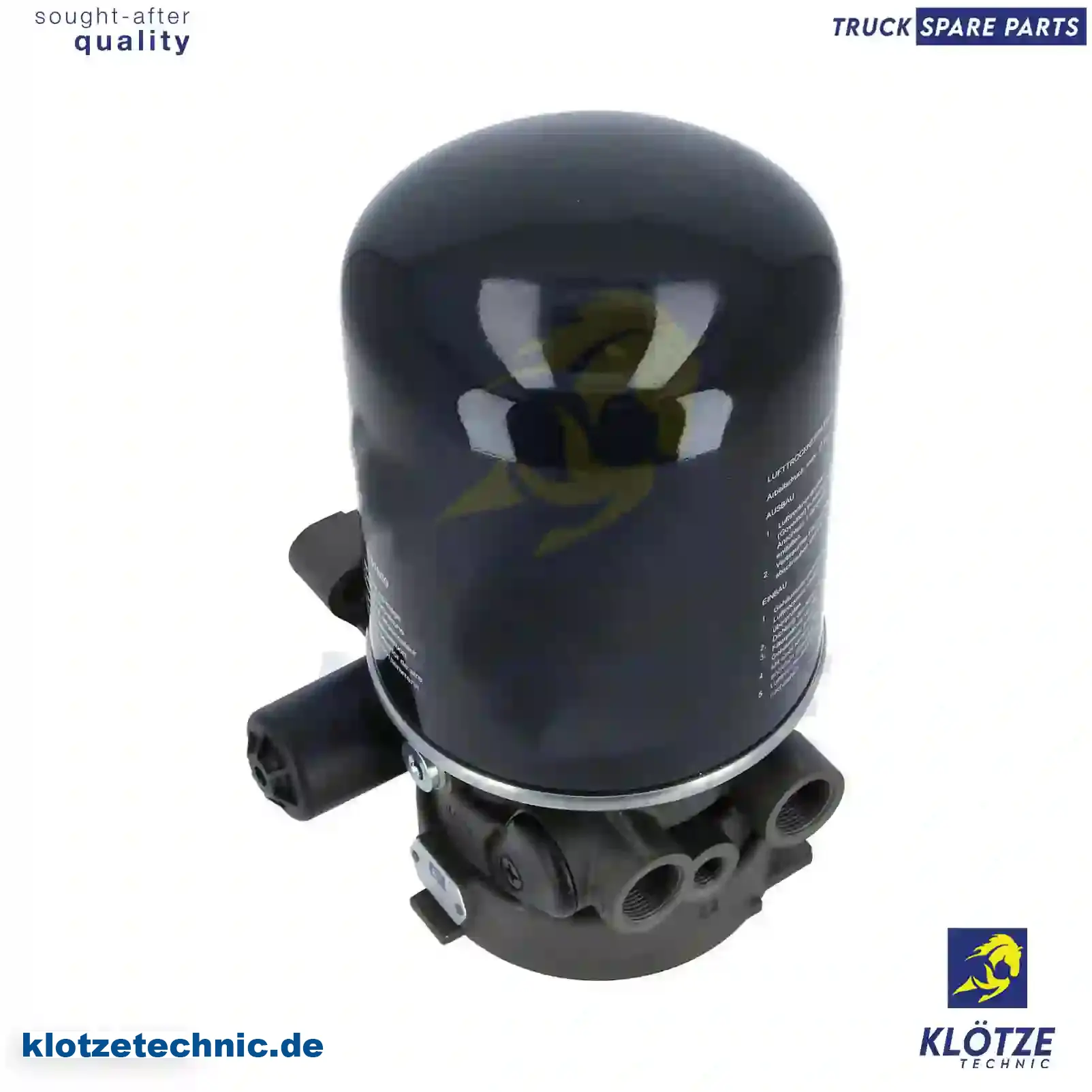 Air dryer, with heating unit, 08132332, 08137293, 41017239, 504120057, 8132332, 8137293 || Klötze Technic