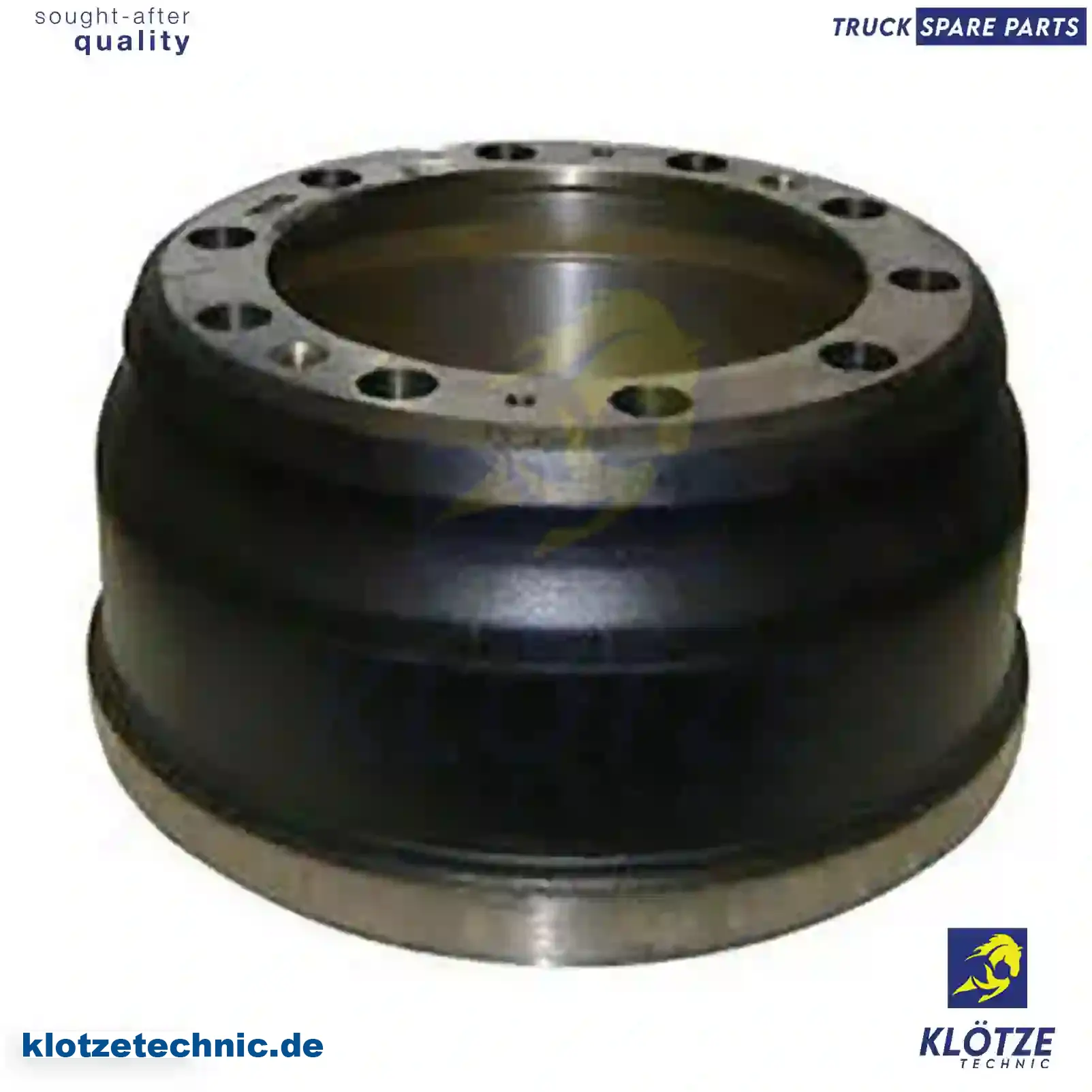 Brake drum, 07172329, 7172329, , , , , || Klötze Technic