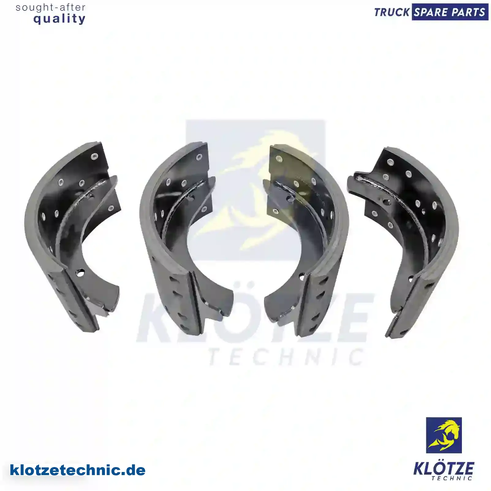 Brake shoe kit, with linings, 2992530, 299253 || Klötze Technic