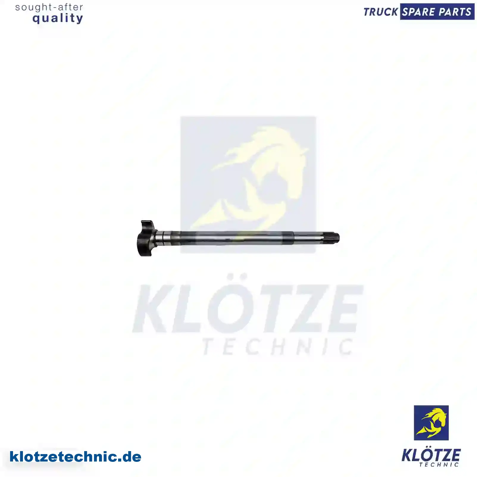 Brake camshaft, left, 21205717, , , || Klötze Technic