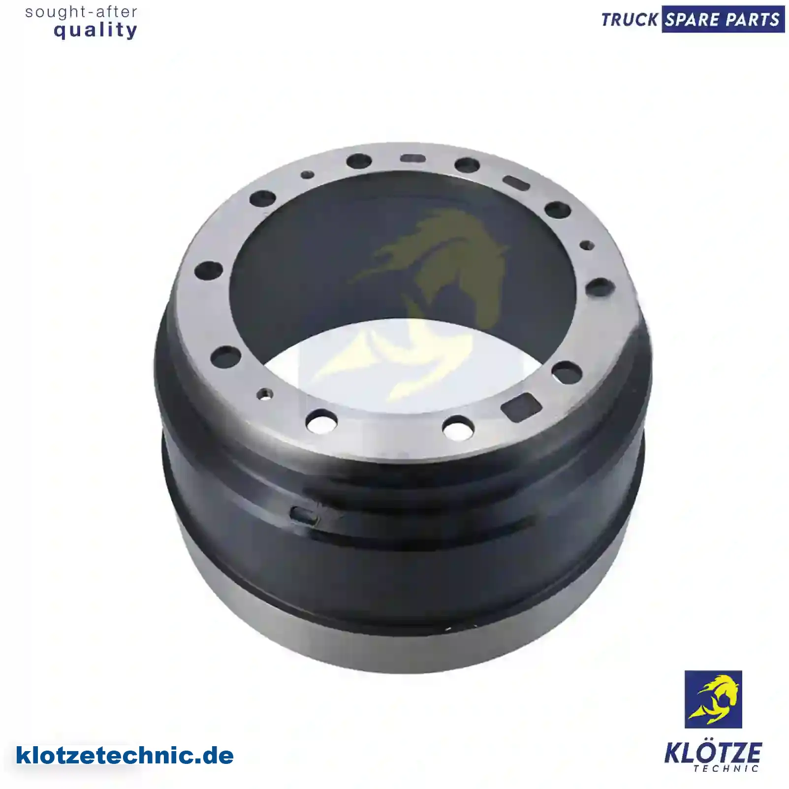 Brake drum, 285894, 360570, , , , , , || Klötze Technic