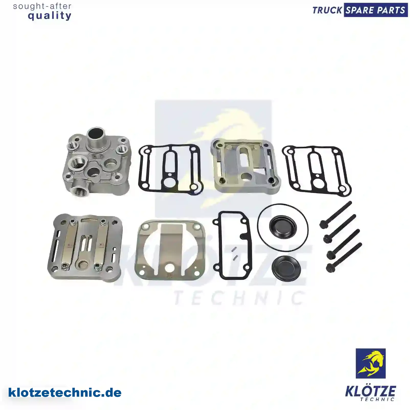 Cylinder head, compressor, complete, 51541007096S1 || Klötze Technic