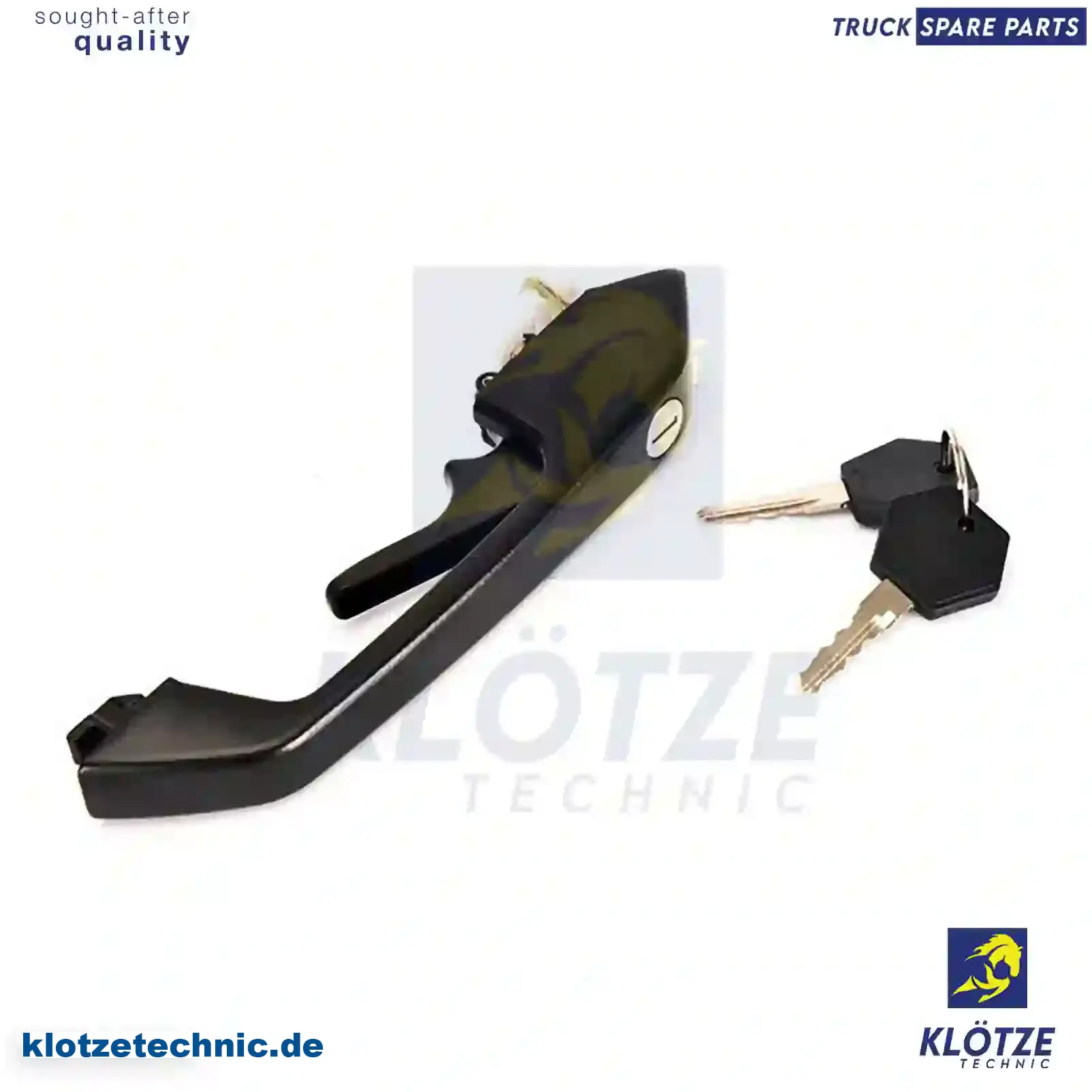 Door handle, outer, left, 1306975, 296209, 356085, ZG60583-0008 || Klötze Technic